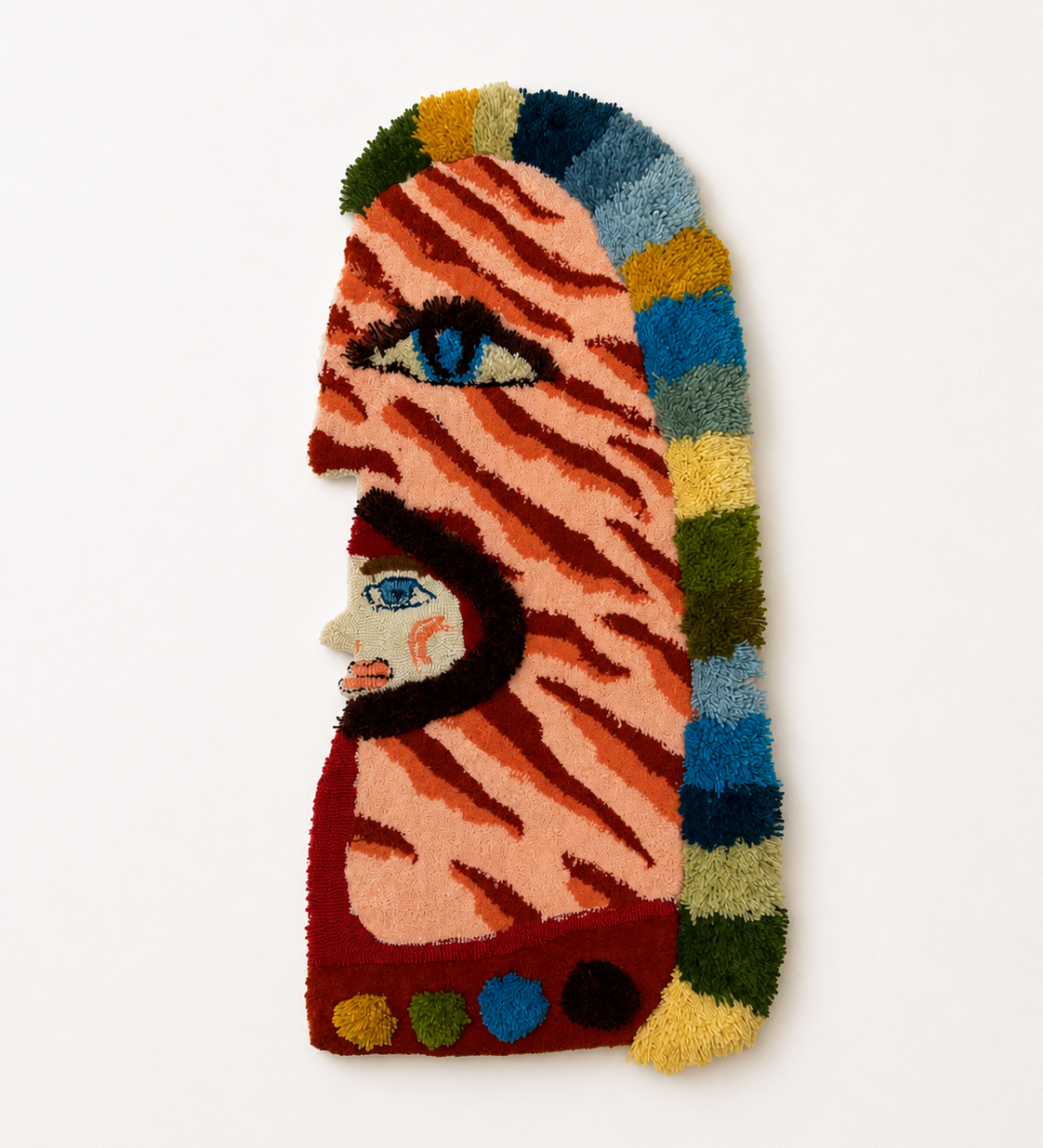 Melissa Monroe | Playing Pretend | 100% wool, hand tufted | 44 x 20”
