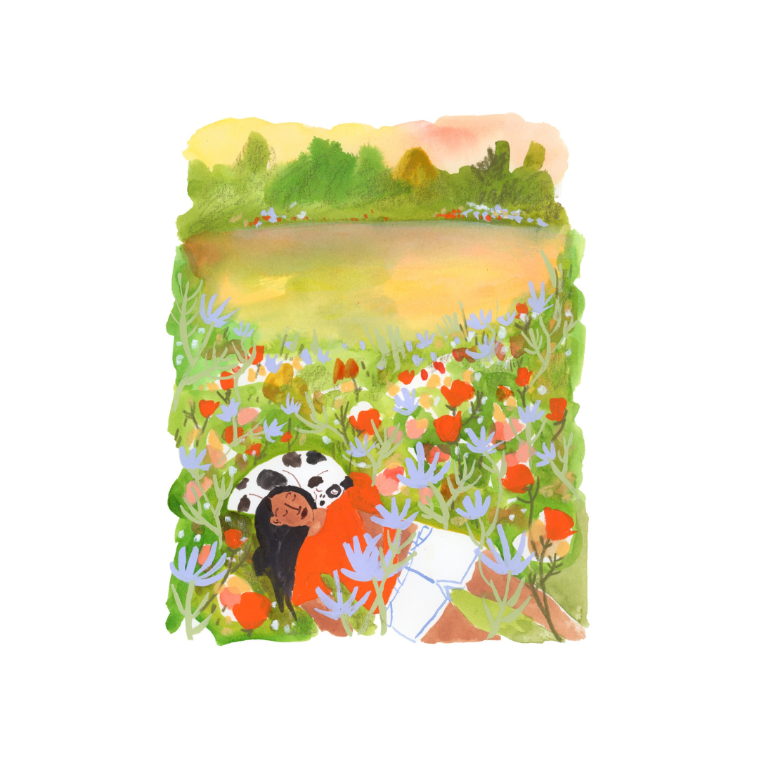 Wildflower Nap | Giclée Print | Melissa Lakey
