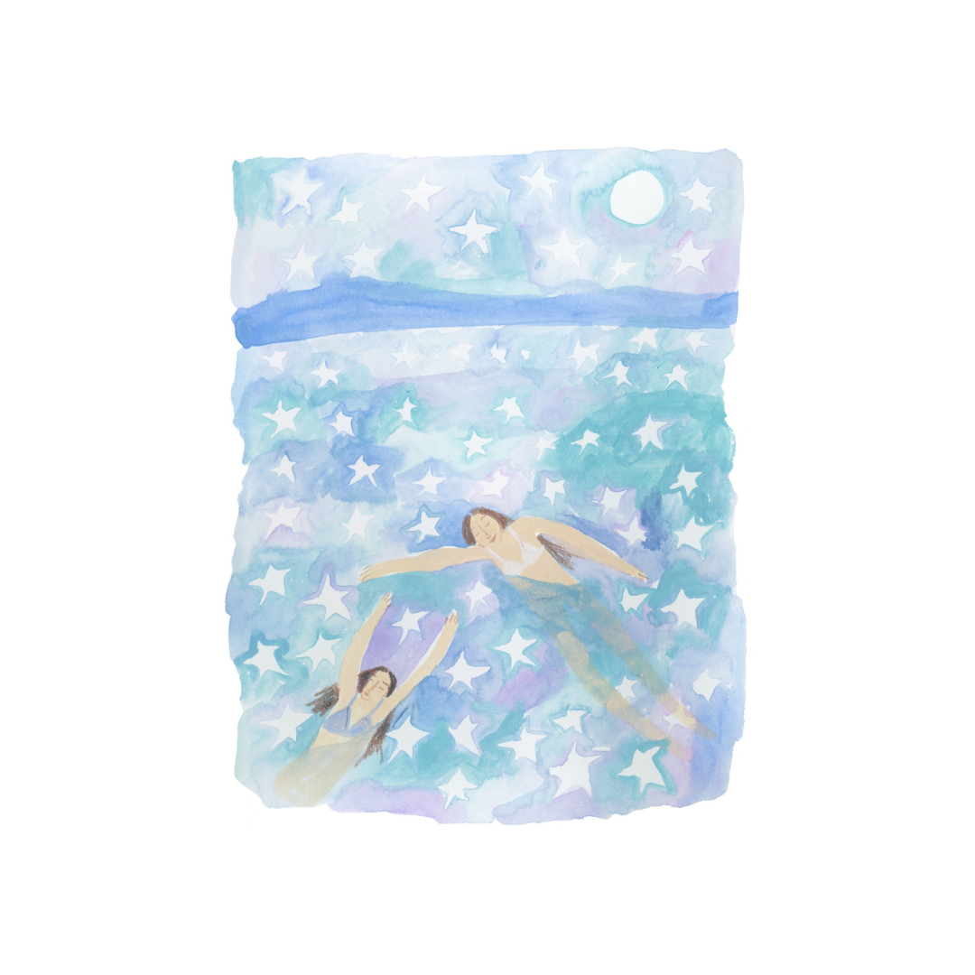 Swimming in the Stars | Giclée Print | Melissa Lakey