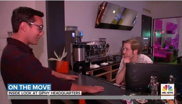 GIPHY Headquarters featured on the Today Show