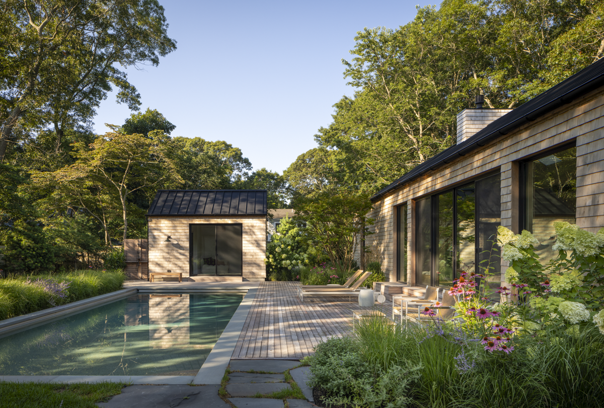 Pool house and addition