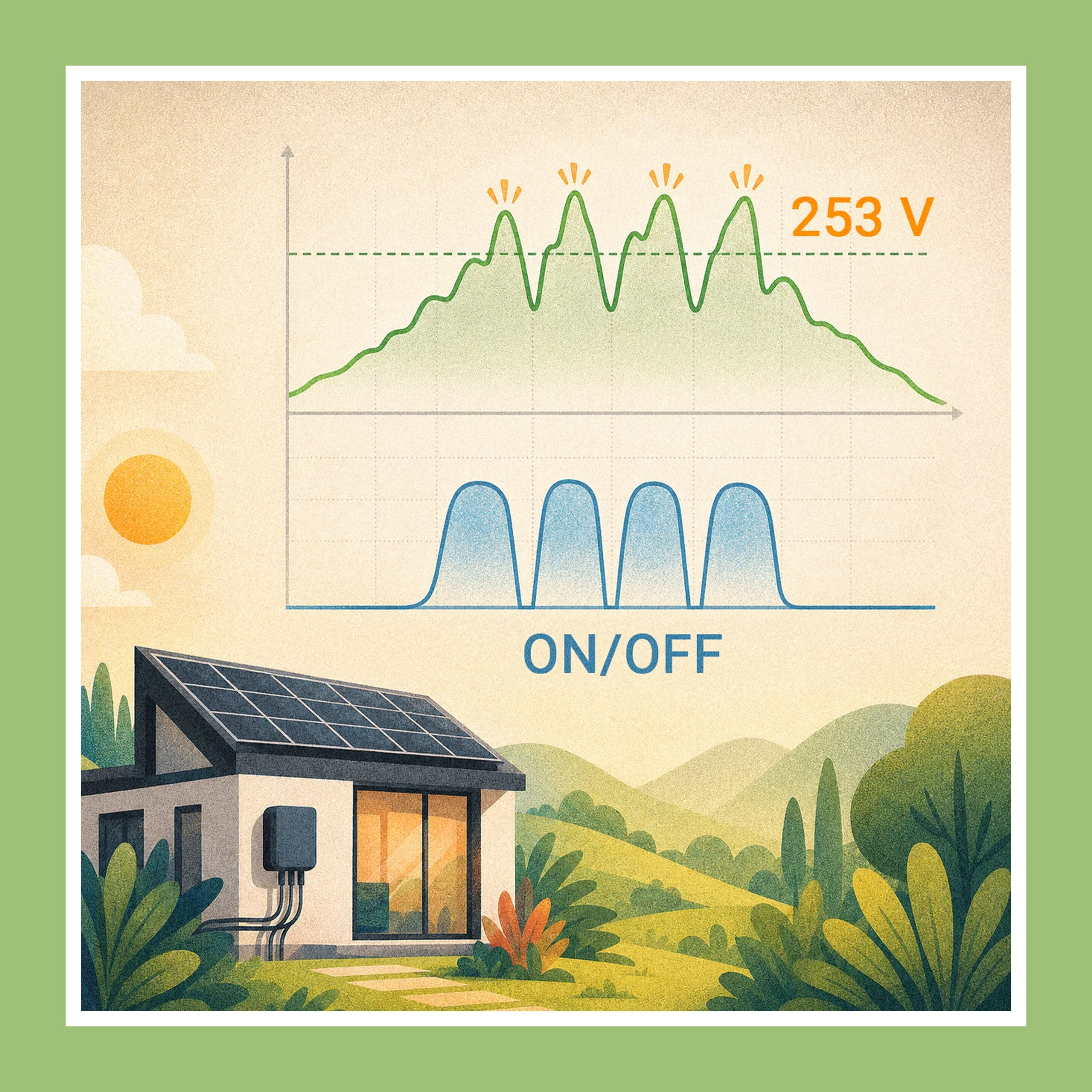 Problema di sovratensione di rete con il fotovoltaico