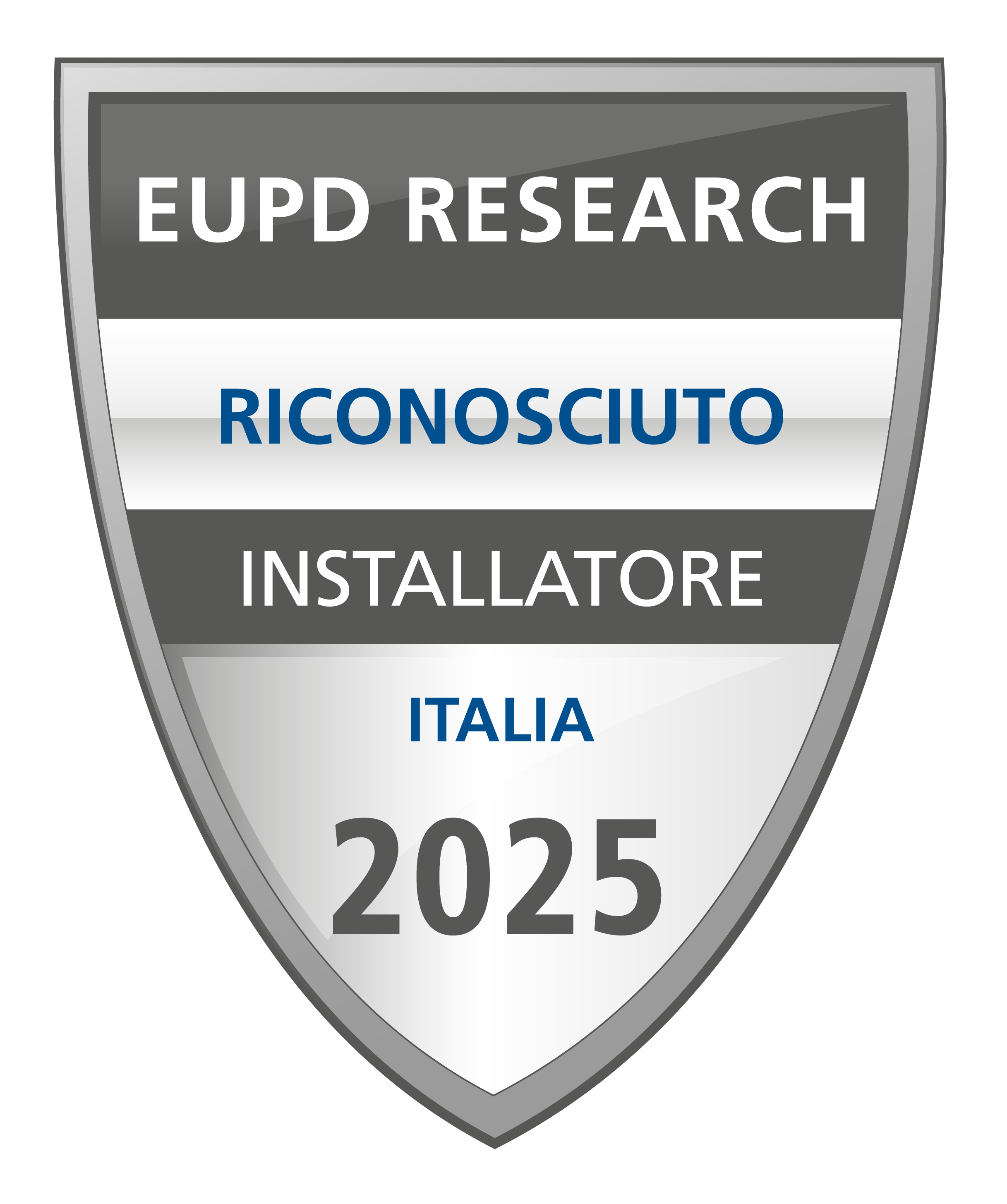 EUPD Research_Awarded Installer_Seal_Italy_2025