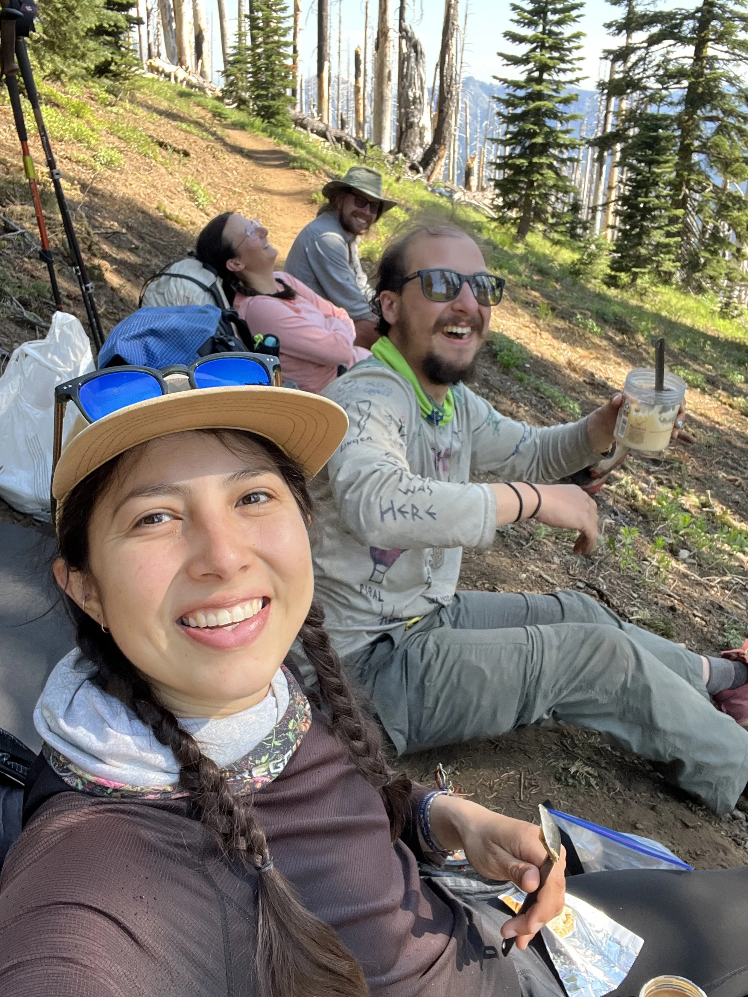 Laughing from exhaustion after only going about 13 miles