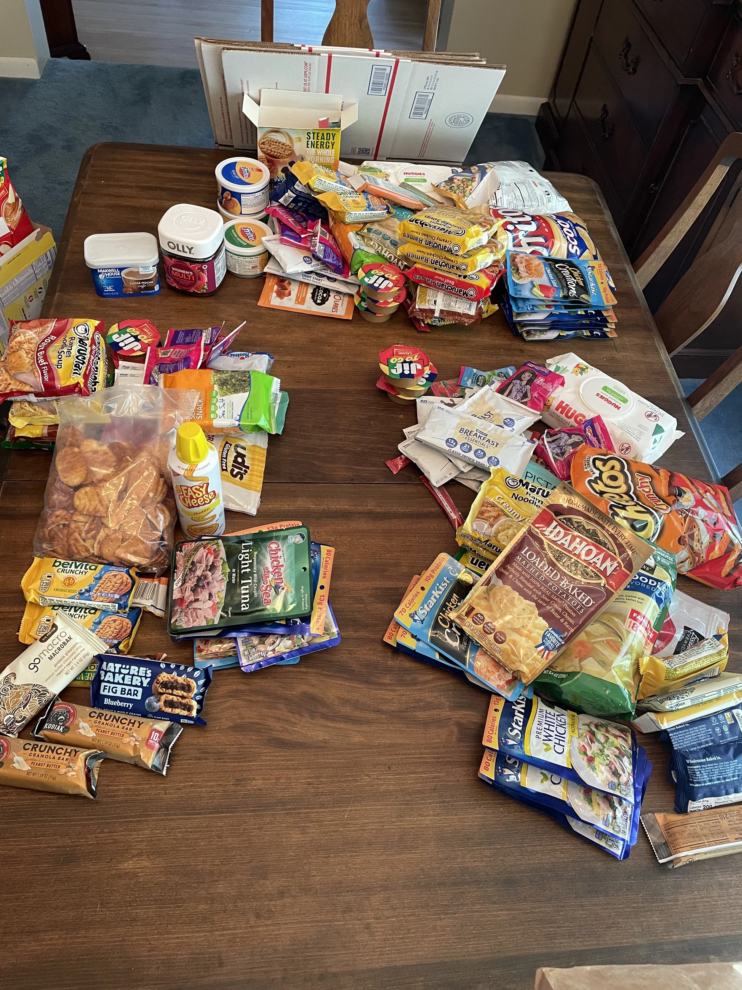 Creating resupply packages for Washington