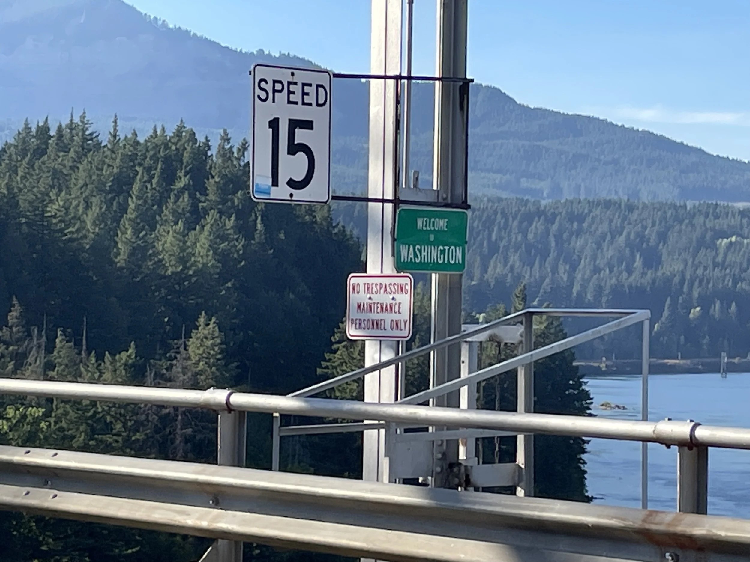 Entering Washington!