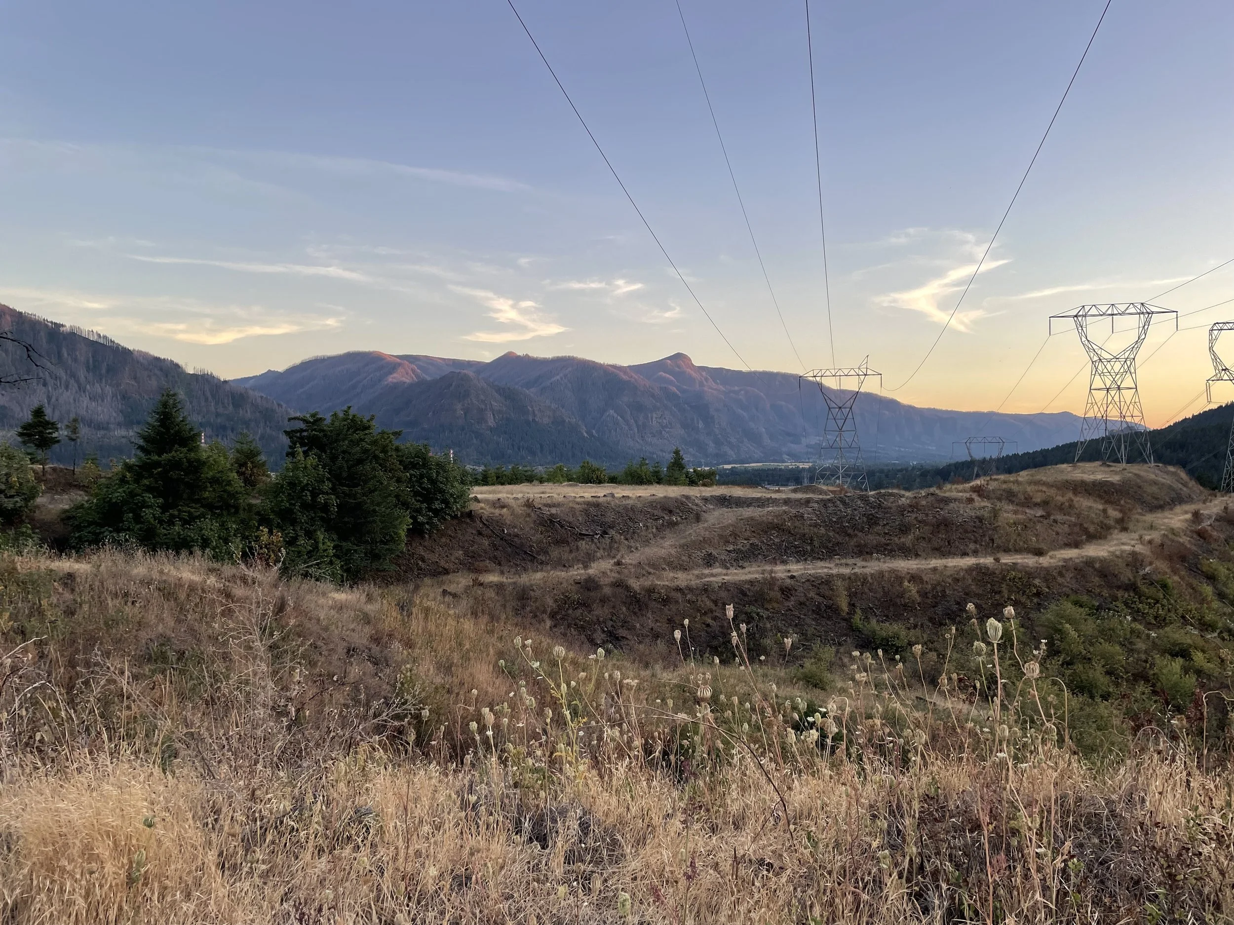 Sunset over the gorge