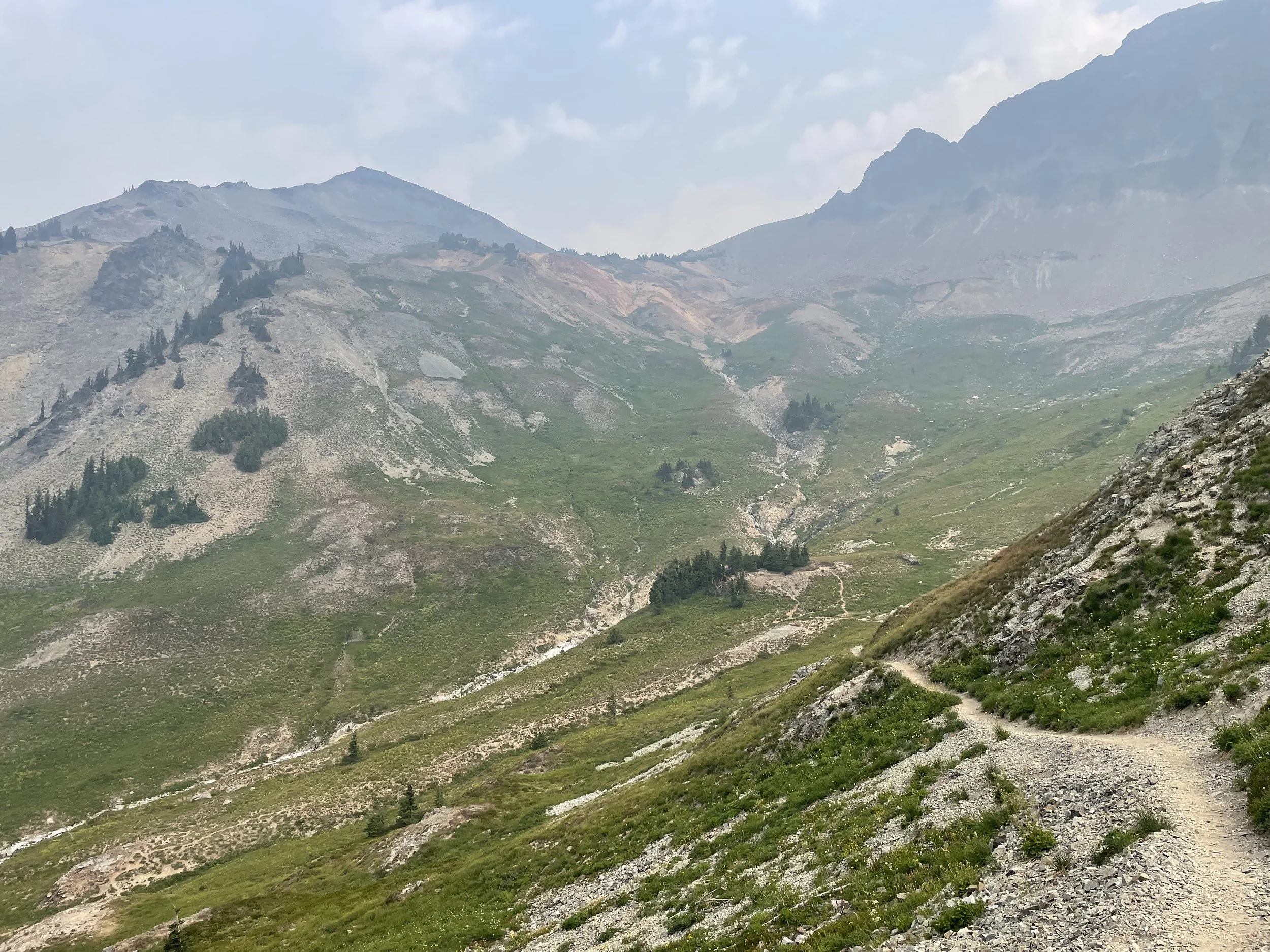 Views of the valley and the Cispus River