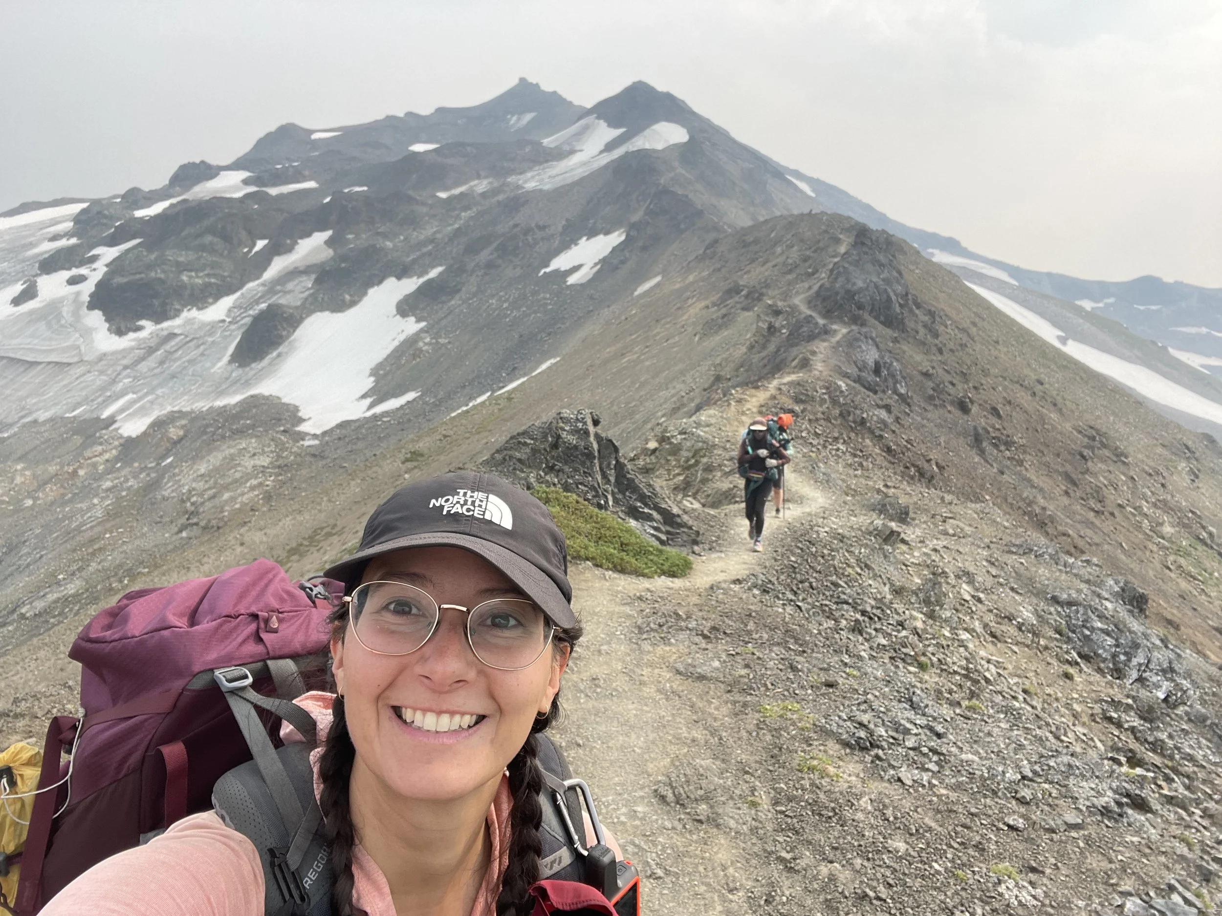 Old Snowy Mountain behind me