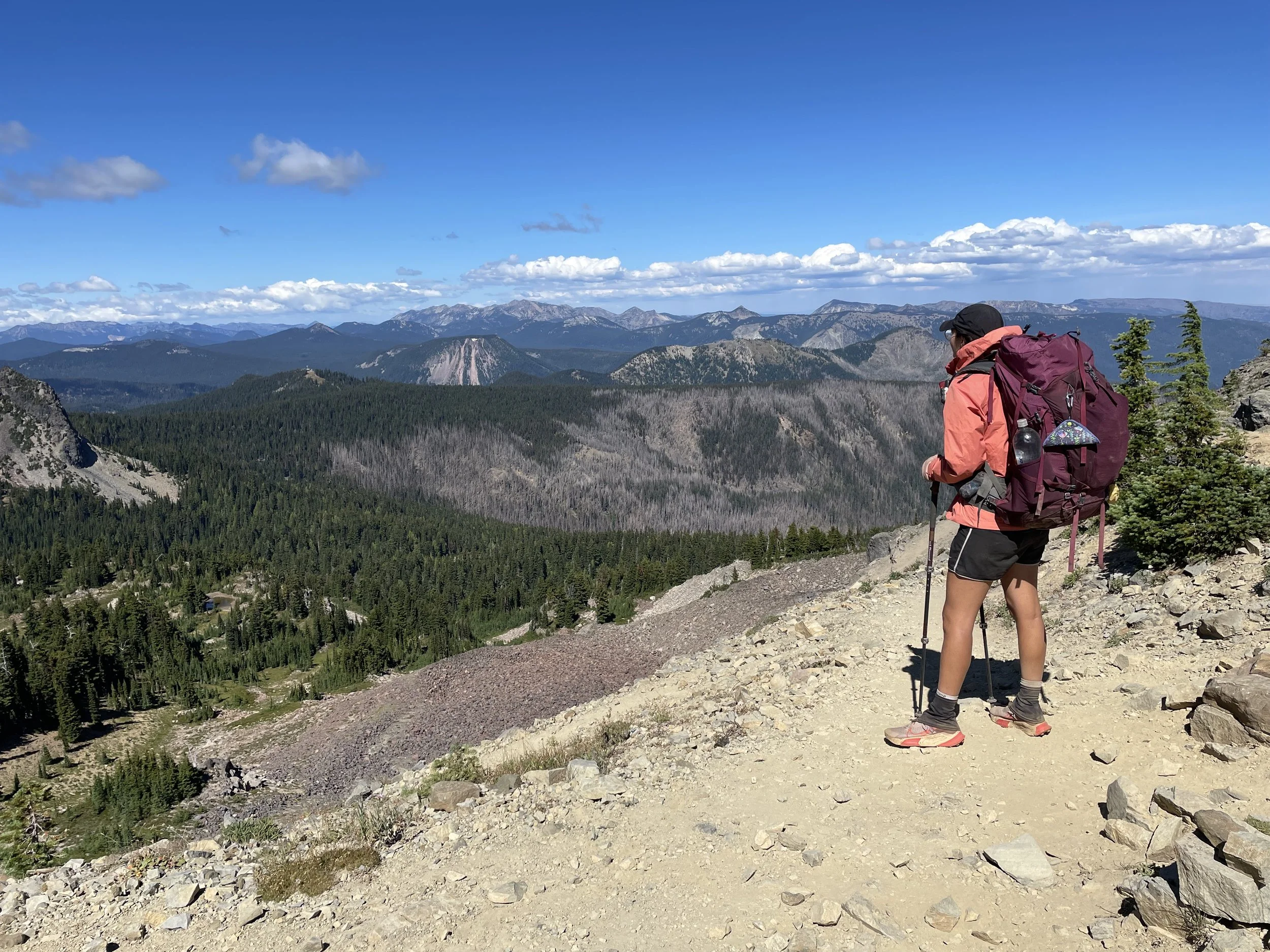Taking in the views after 4.5 days of smoke