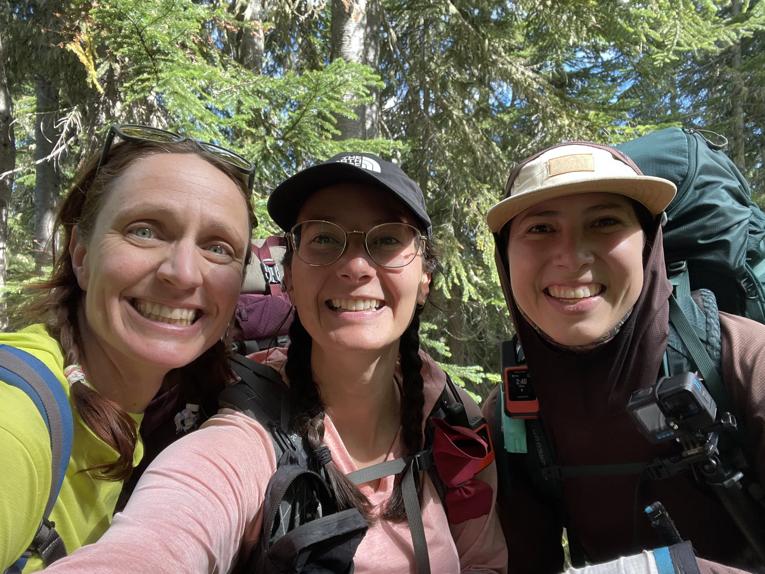 Running in Jula on a day hike after leaving Mountaineers