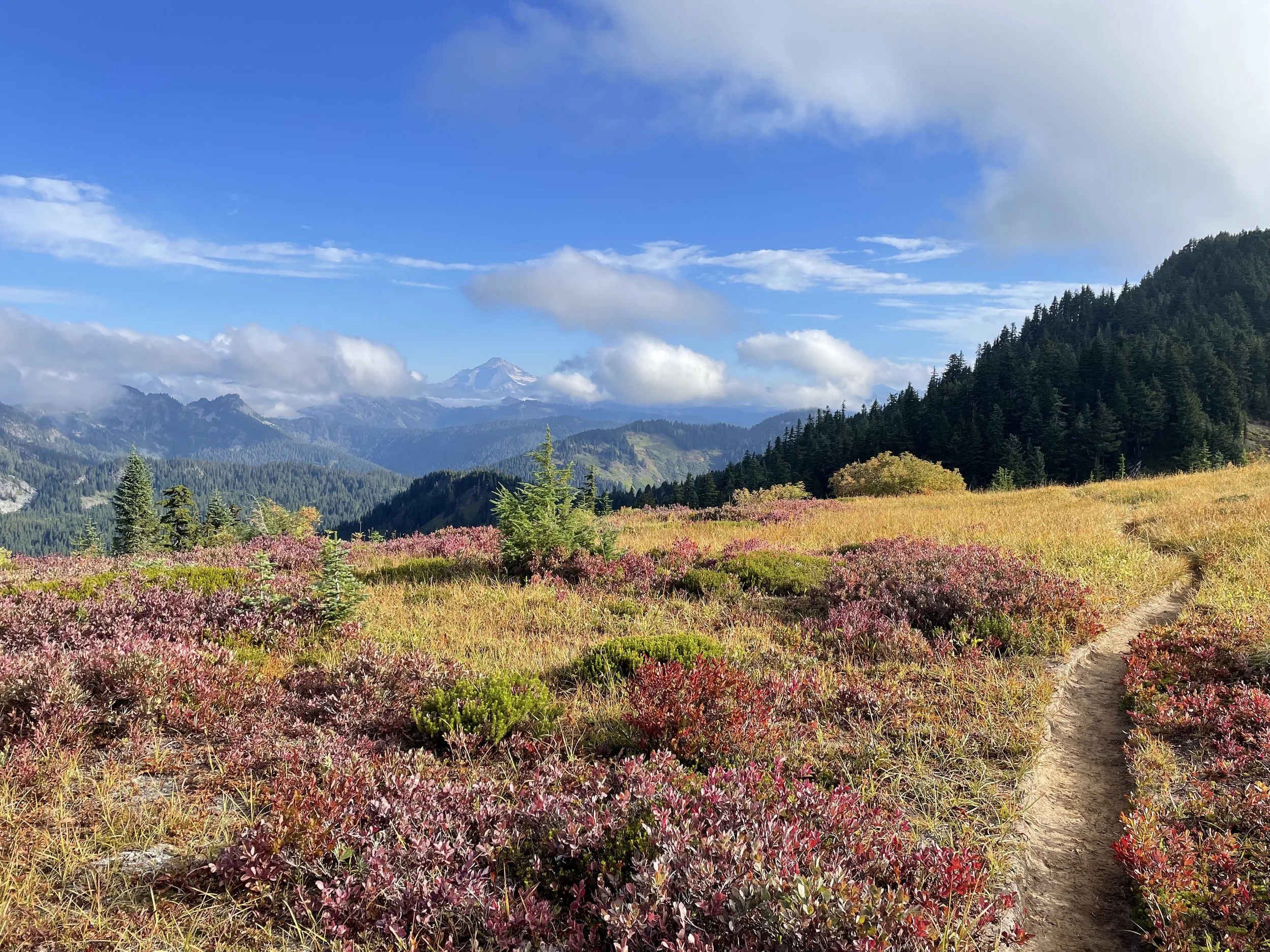 Glacier Peak in the distance