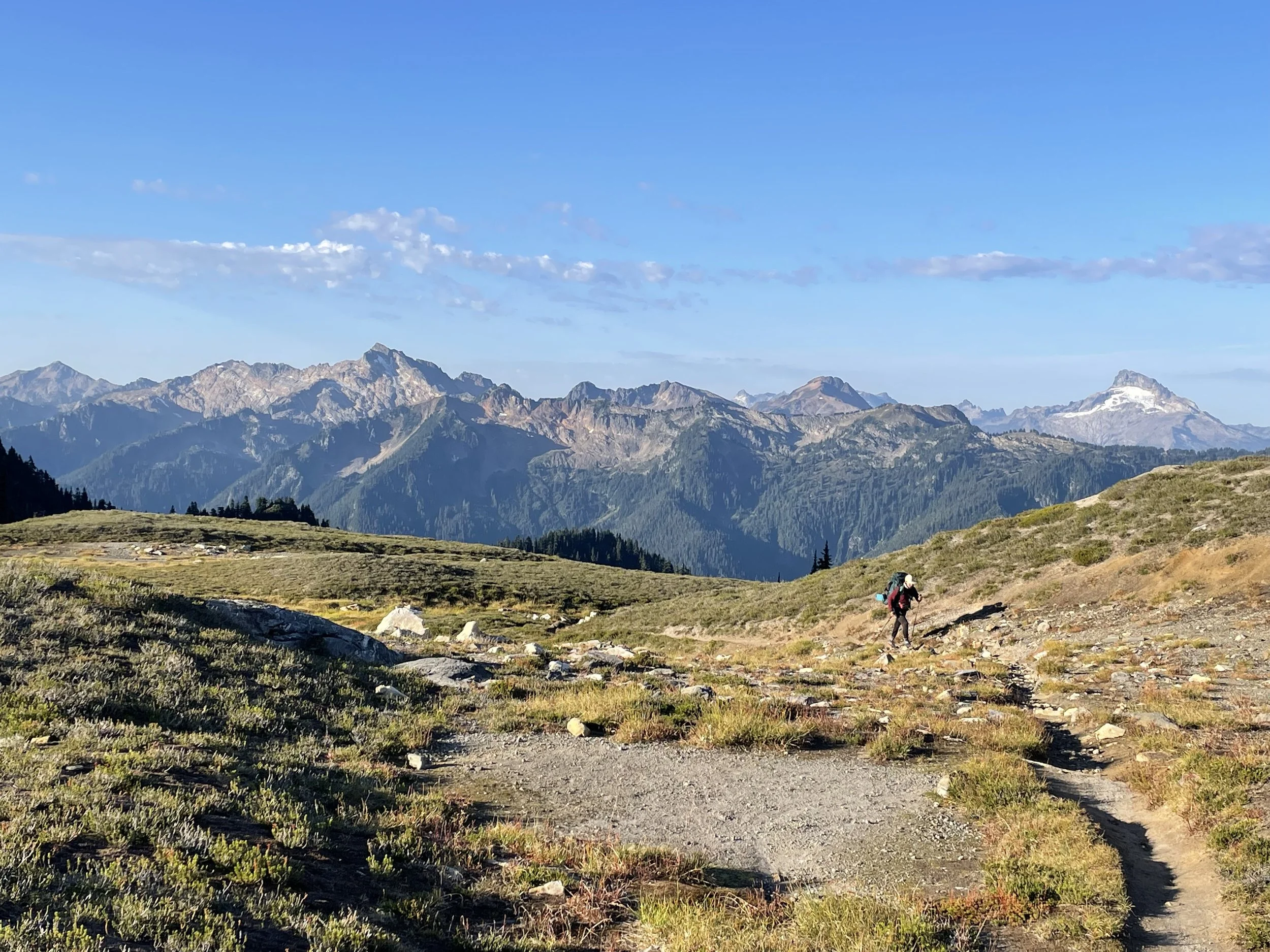 Looking south from Fire Pass