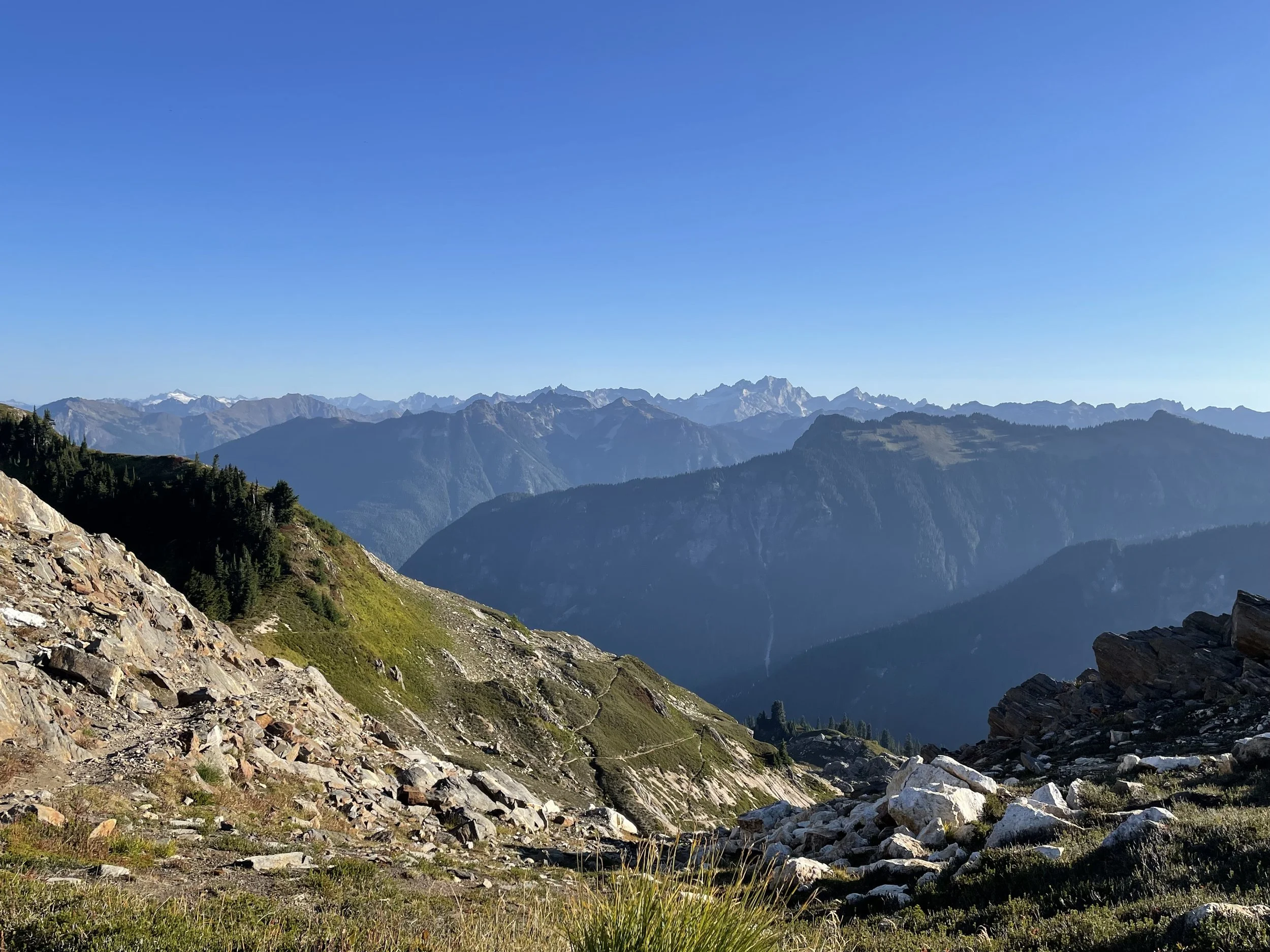 Looking north from Fire Pass