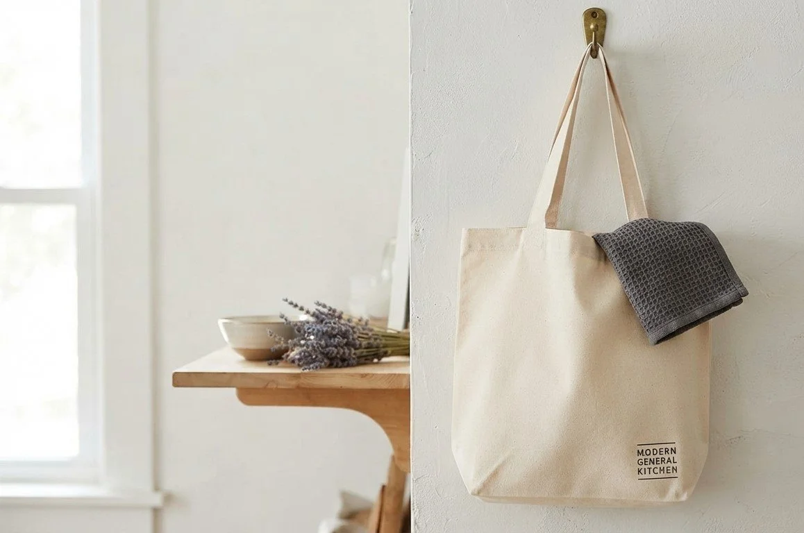 The Canvas Market Flat Tote