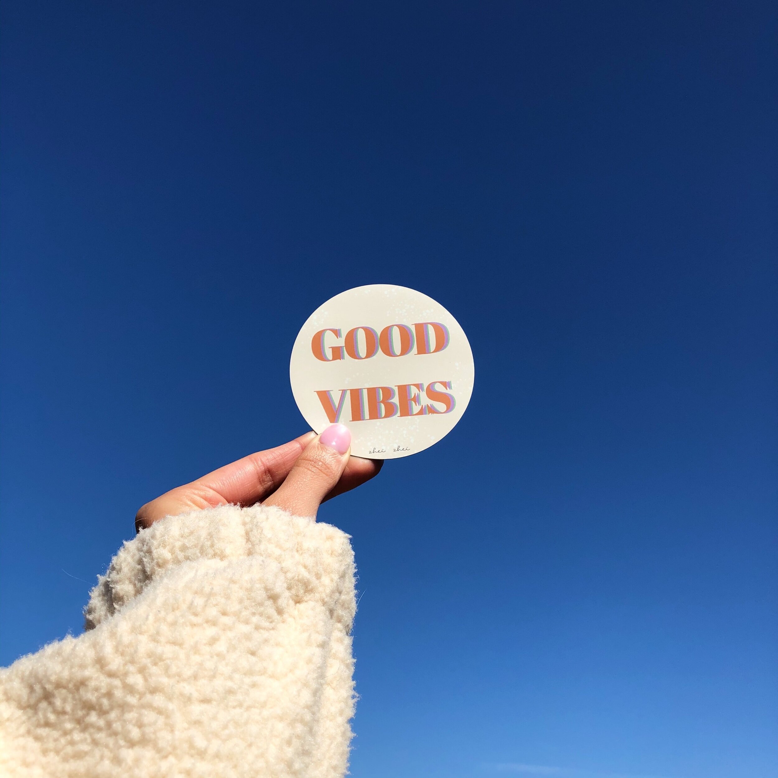 Good Vibes Magnet - 3x3 in.