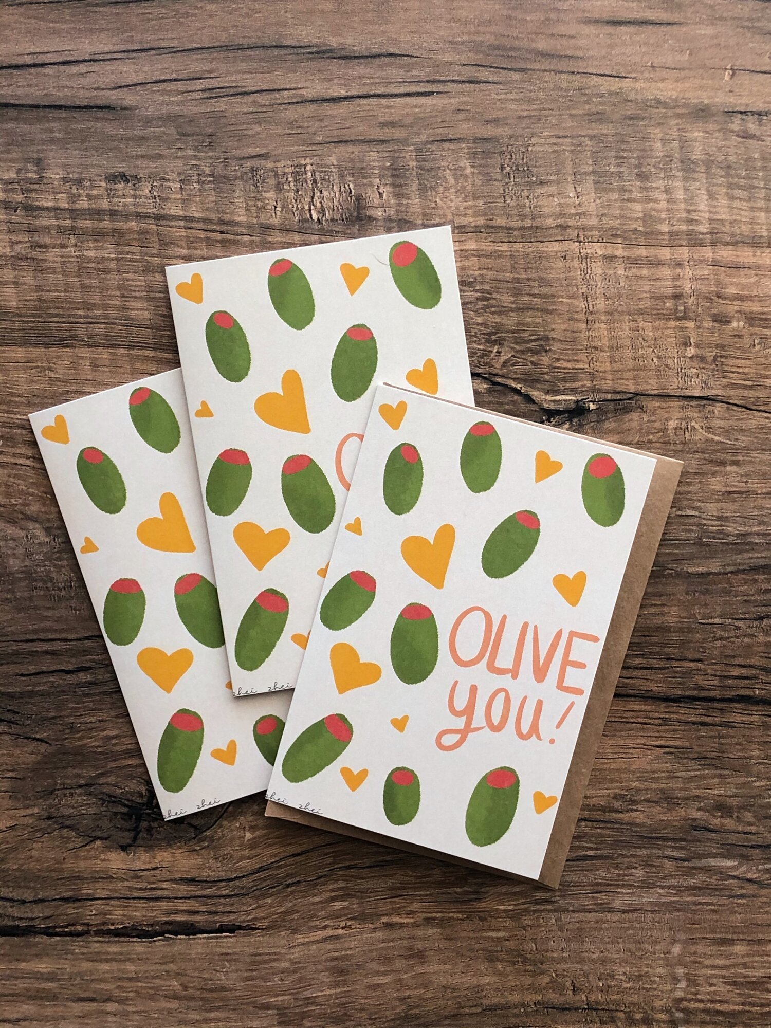 Olive You Greeting Card