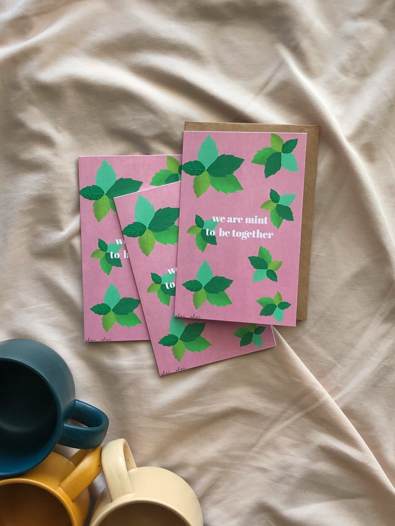 We Are Mint To Be Together Greeting Card
