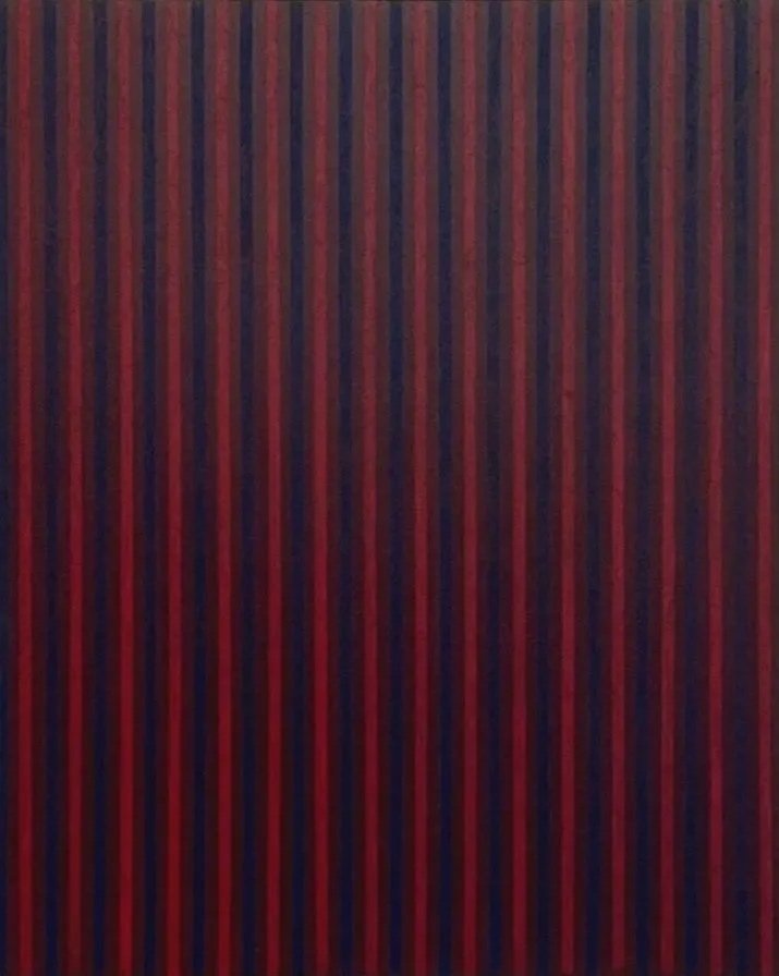 Redder Shade and Blues, 2024,acrylique sur bois / acrylic on birch panel 
50,8 x 40,6 cm (20 x 16 in.)  $1260. CAD