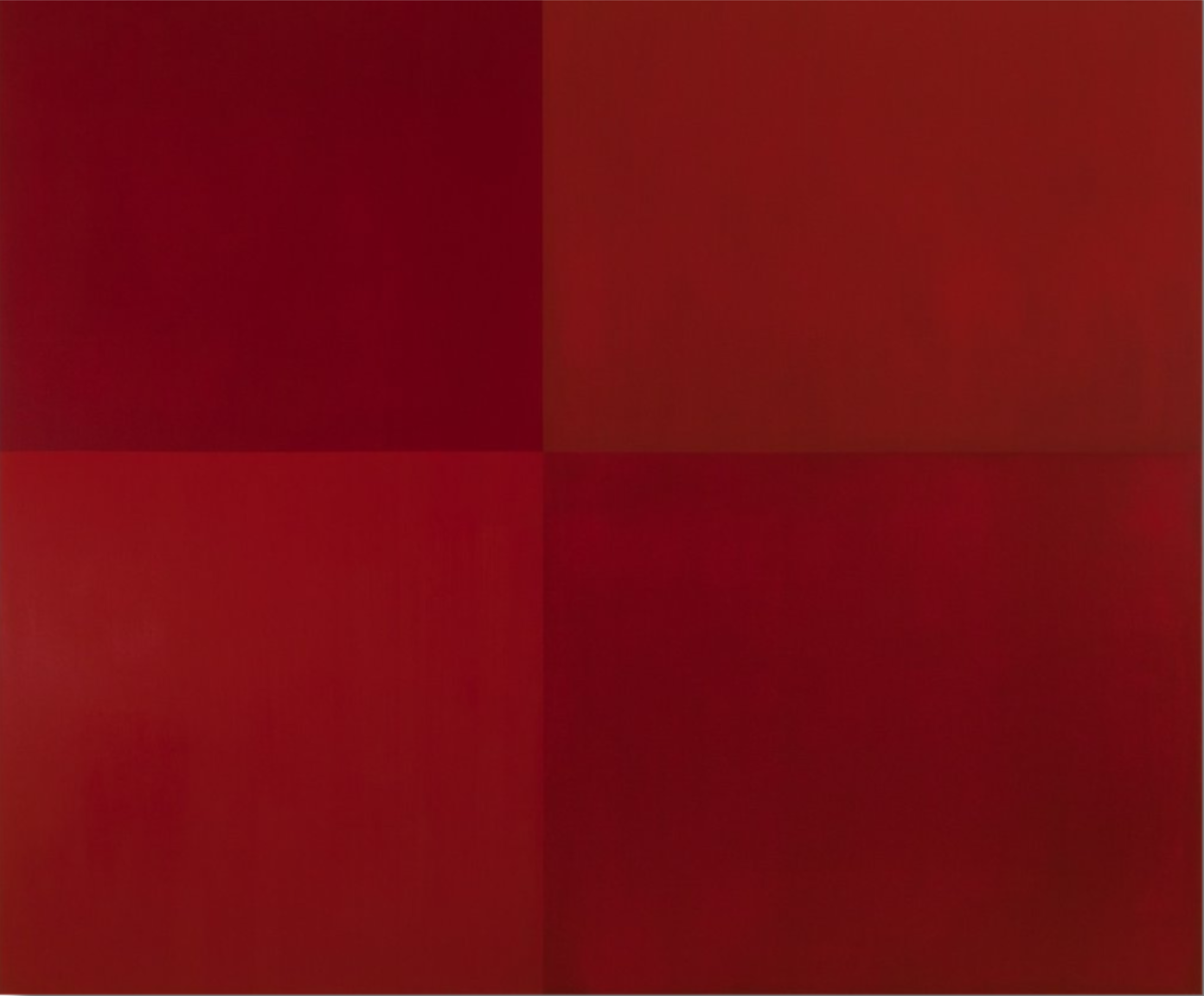 Big Red, 2017, huile sur toile/ oil on canvas, 183 x 214 cm  (72 x 84 in.)