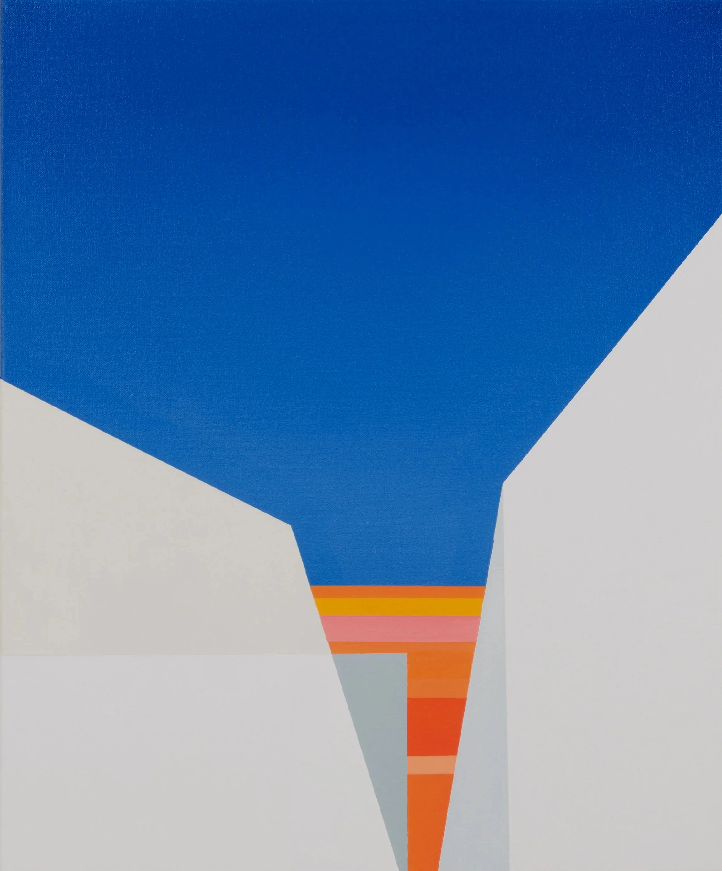 Lost in Town, 2024
acrylique et huile sur toile, 61 x 51 cm ( 24 x 20 po)
