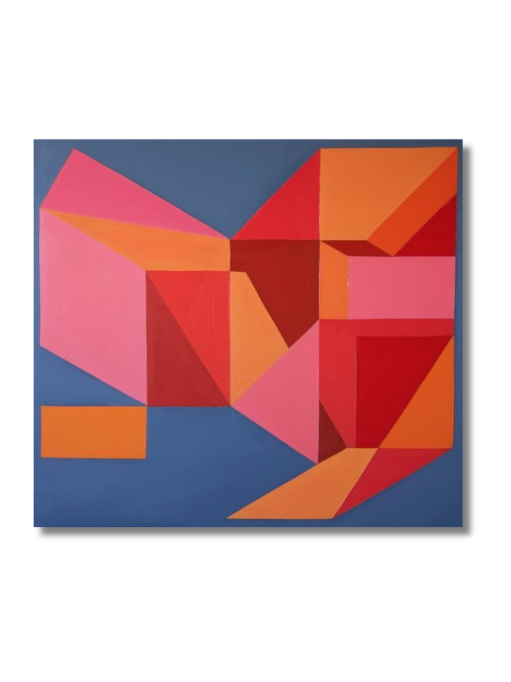 Little Pink House, 2012, huile sur toile/ oil on canvas, 137 x 152 cm 