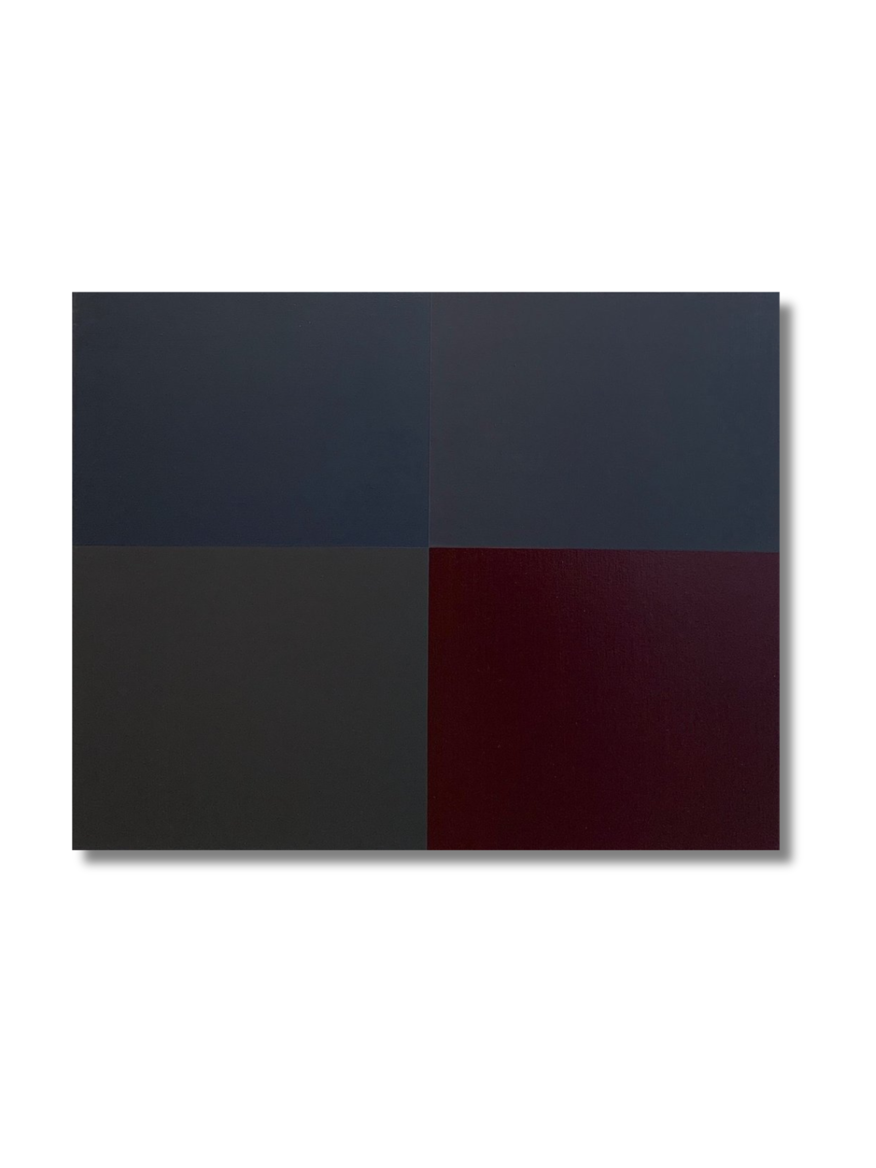 Blue Grey, 2017, huile sur toile/ oil on canvas, 61 x 76 cm 