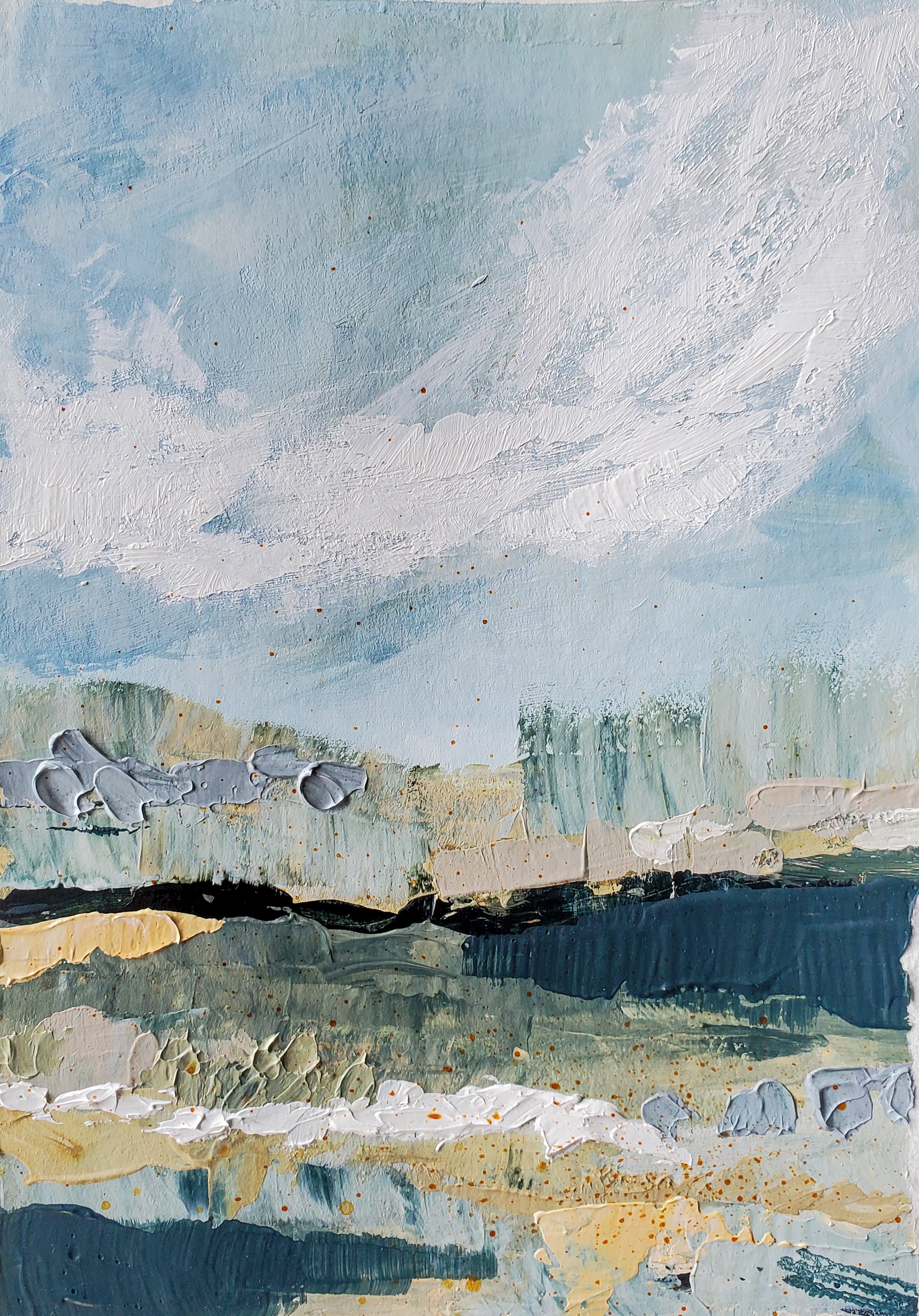 | A Spring Breeze | 2023
Acrylic on paper, 4 x 6 *Prints Coming Soon*