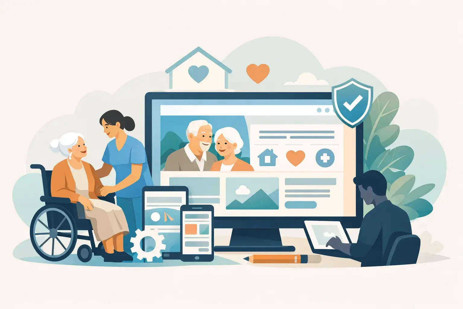 Nursing Home Website Redesign That Builds Trust