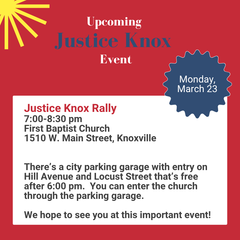 Justice Knox Rally 