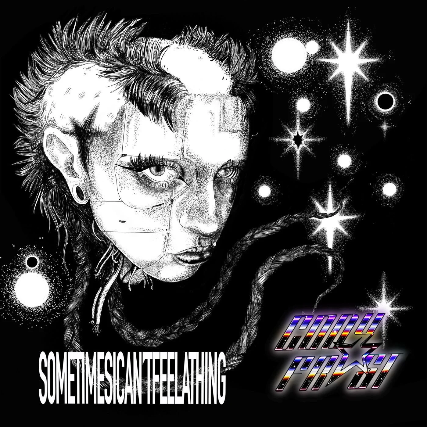 Cody Frost "SOMETIMESICAN'TFEELATHING" single cover art