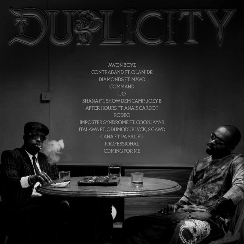 Duplicity album back cover