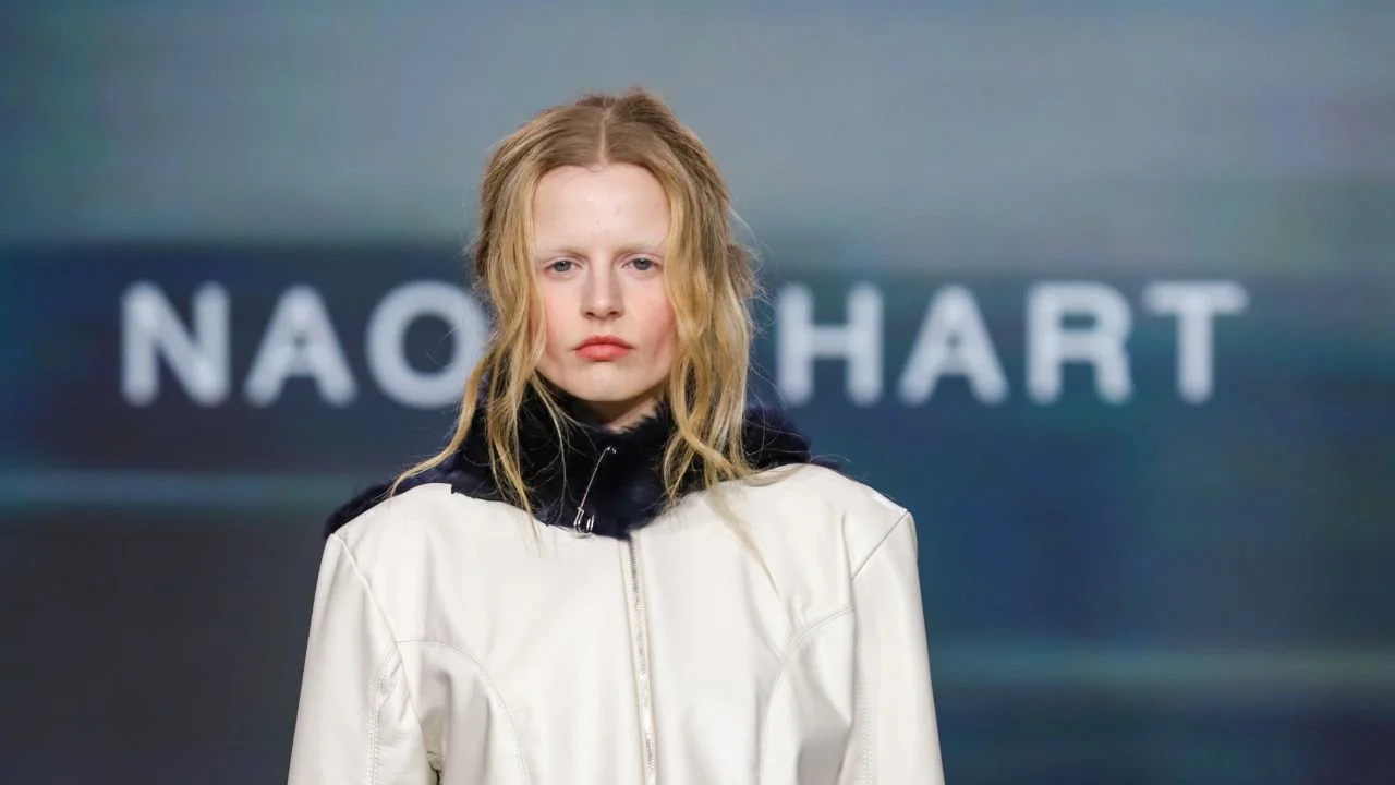 Watch the runway show for Naomi Hart AW26 Collection “The Sovereignty Of Stillness" At London Fashion Week with Fashion Scout