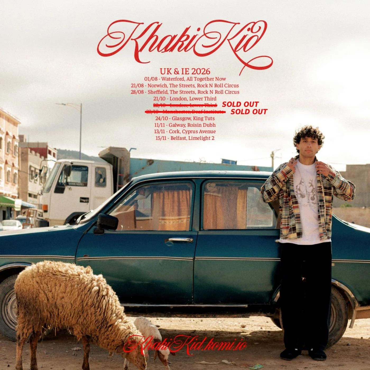 KhakiKid UK Tour poster 