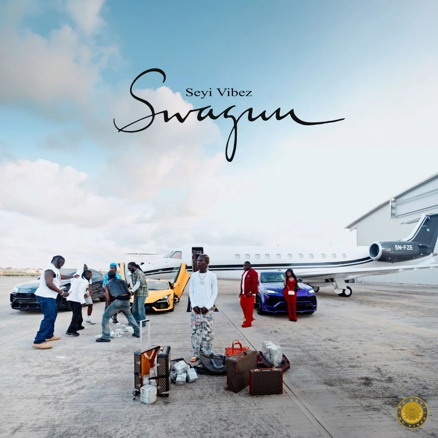 Seyi Vibez "SWAGUU" album cover art