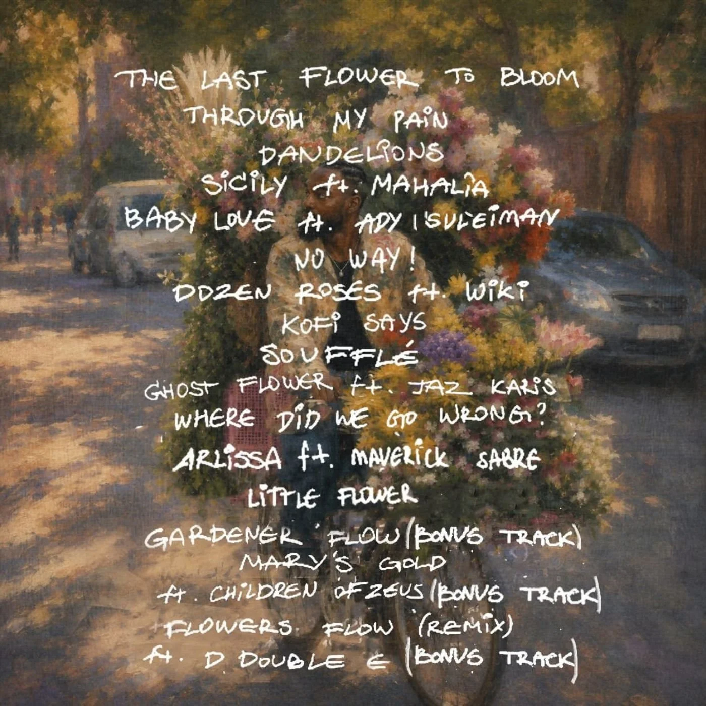 "The Last Flower to Bloom" album cover tracklist