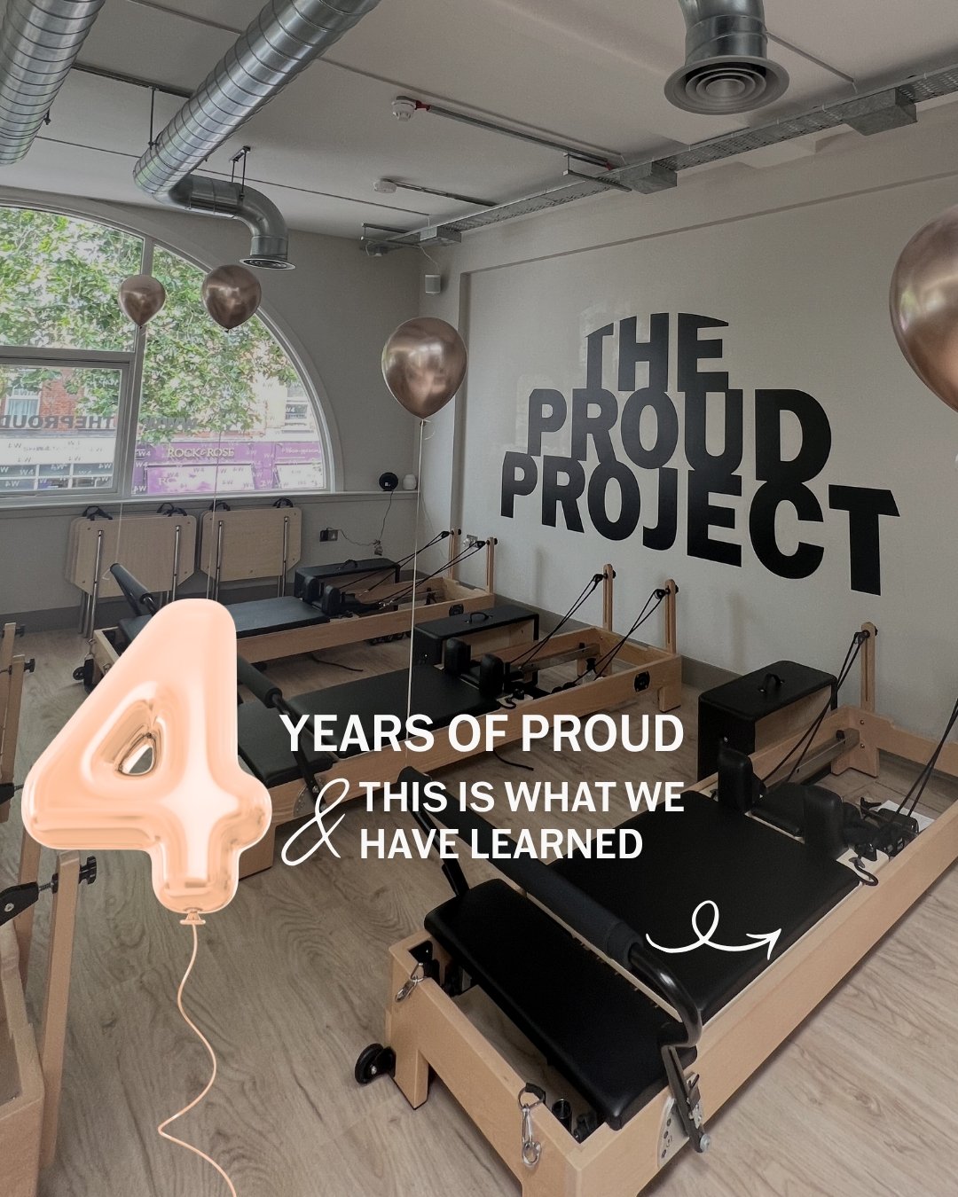 This week we're celebrating 4 years of The Proud Project 🎉  what started as an idea has expanded to multiple locations, a community, team and a continuous evolution into something we are incredibly Proud of! Here are 4 things we've learned over the 
