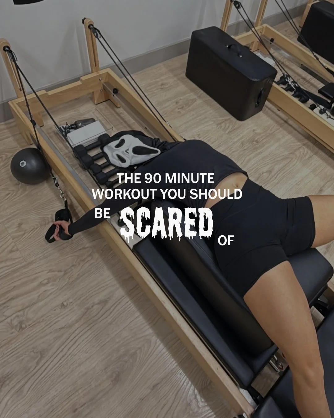 The 90 minute workout is back! Do you have what it takes to survive the legendary Monster Workout with Steffi &amp; Emelia? 👻 🧛

2 Groups, 30 minutes of each:
💪 Reformer Strength 
🔪 Mat Sculpt
🎃 Strength &amp; Sculpt

🗓️ Friday 30th October: Gr