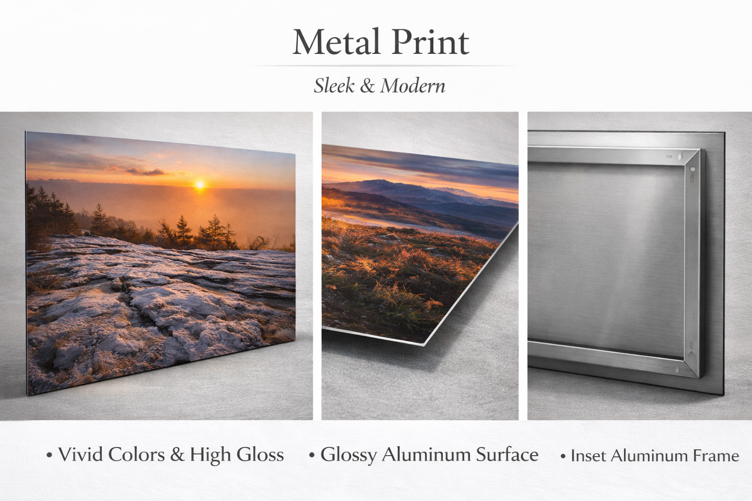 Metal Prints on Aluminum