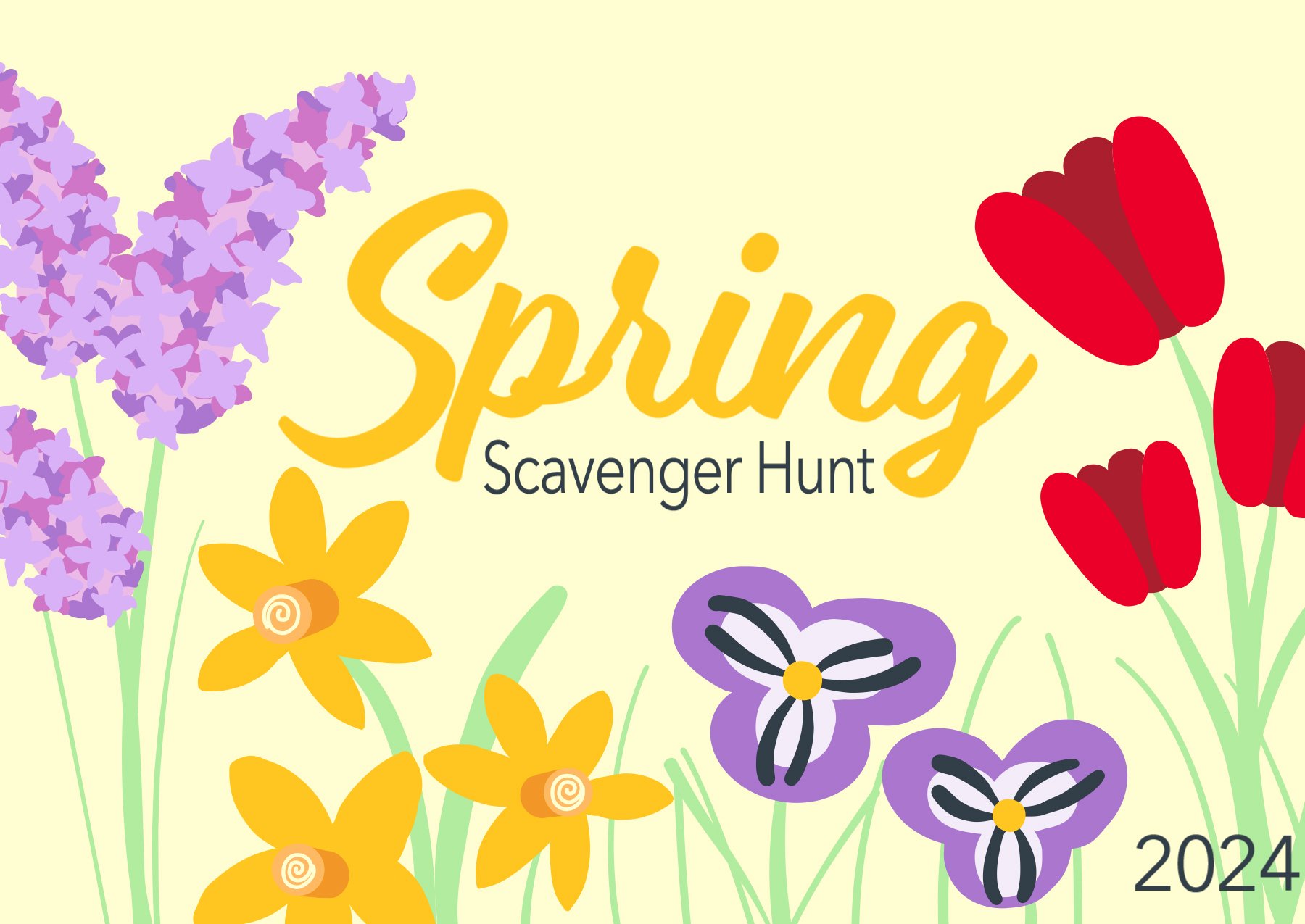 Front of Scavenger Hunt Card