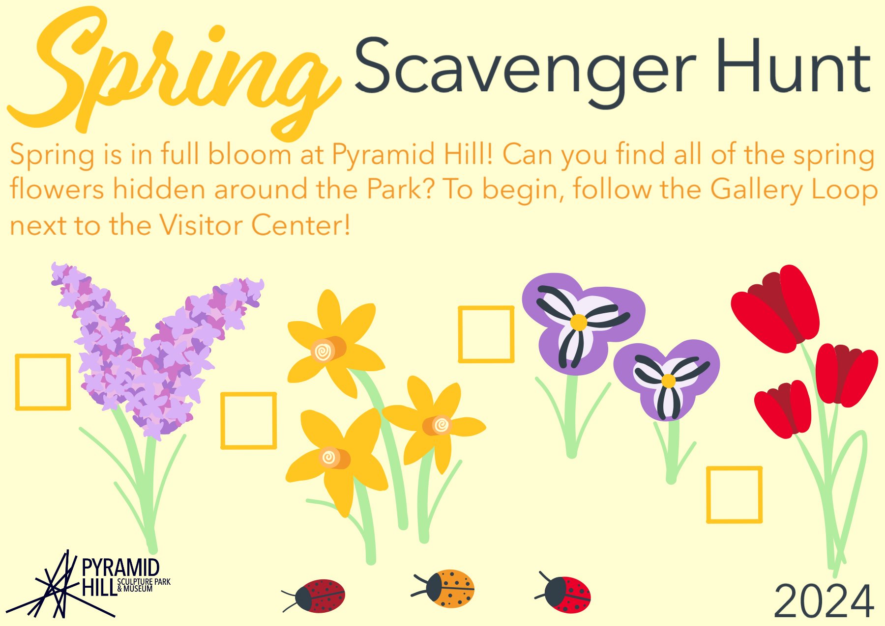 Back of Scavenger Hunt Card