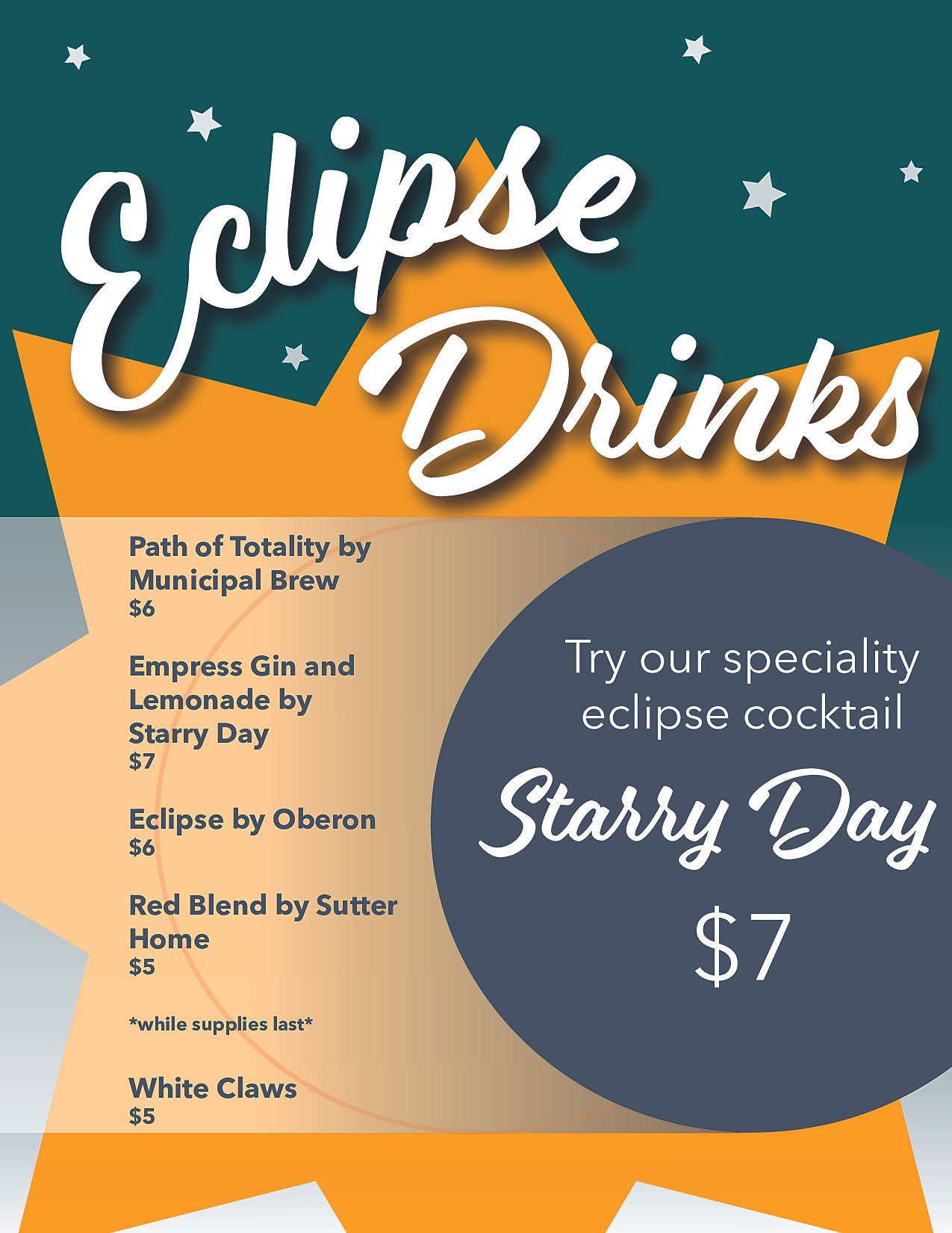 Eclipse Bar Sign