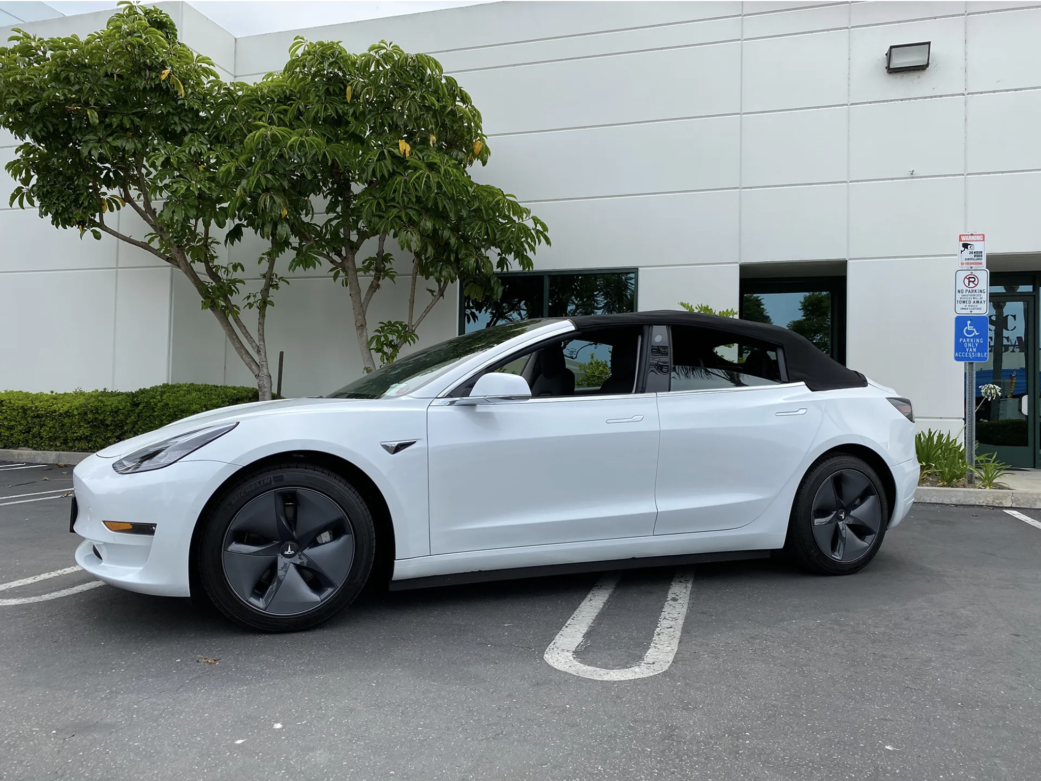 Tesla Model 3 Custom Convertible, Custom Car Design, Tesla, Model 3, Convertible