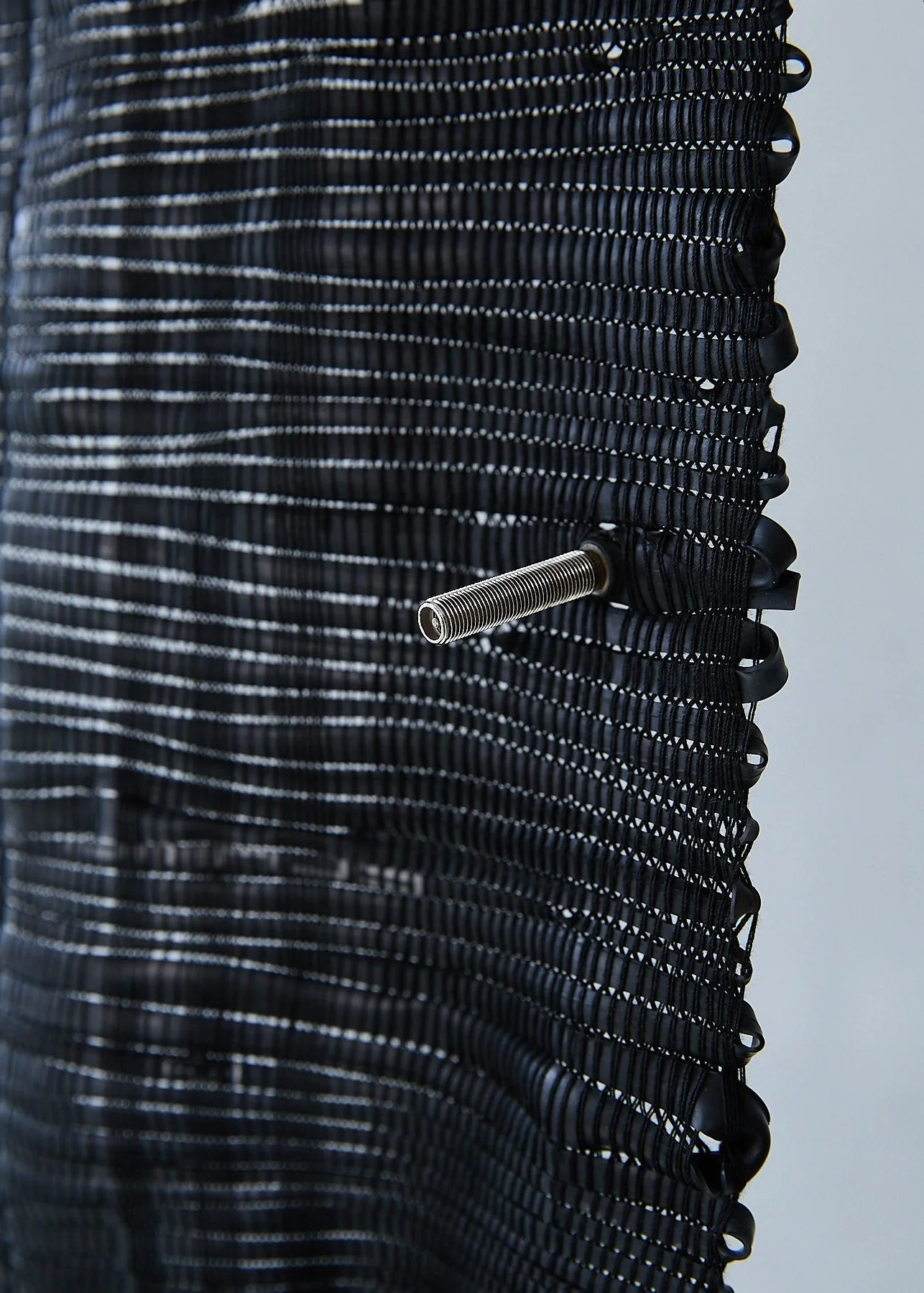 woven black bike tube