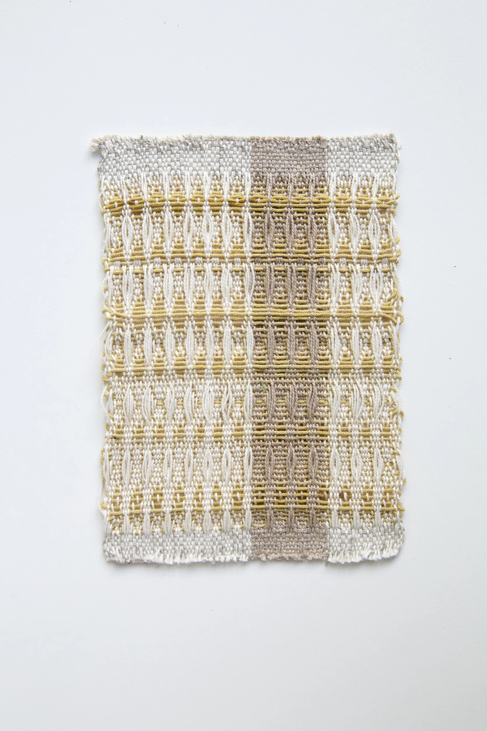 Waffle Weave Handwoven Sample
