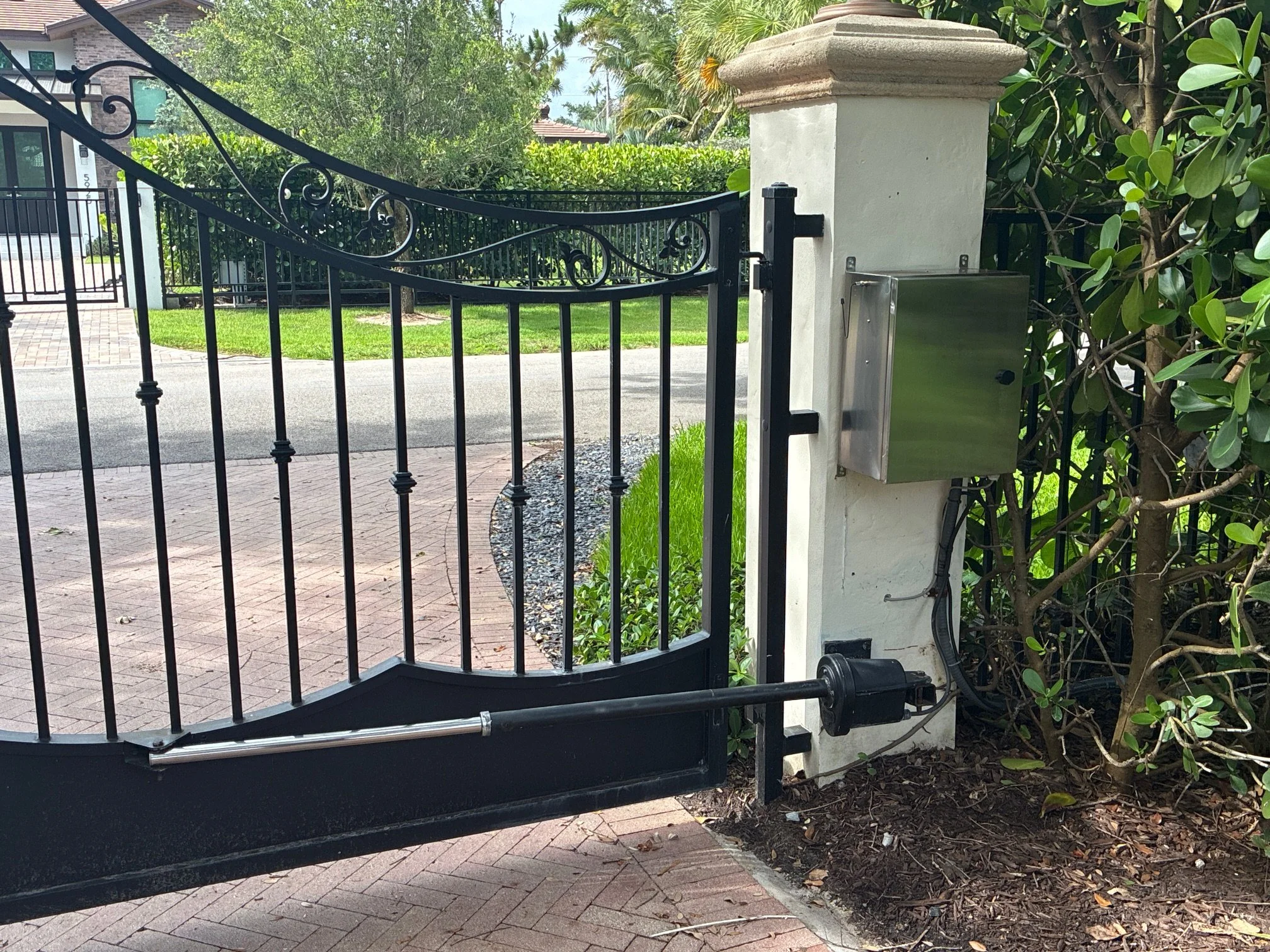 Apollo Gate operator retrofit with new Stainless enclosures.