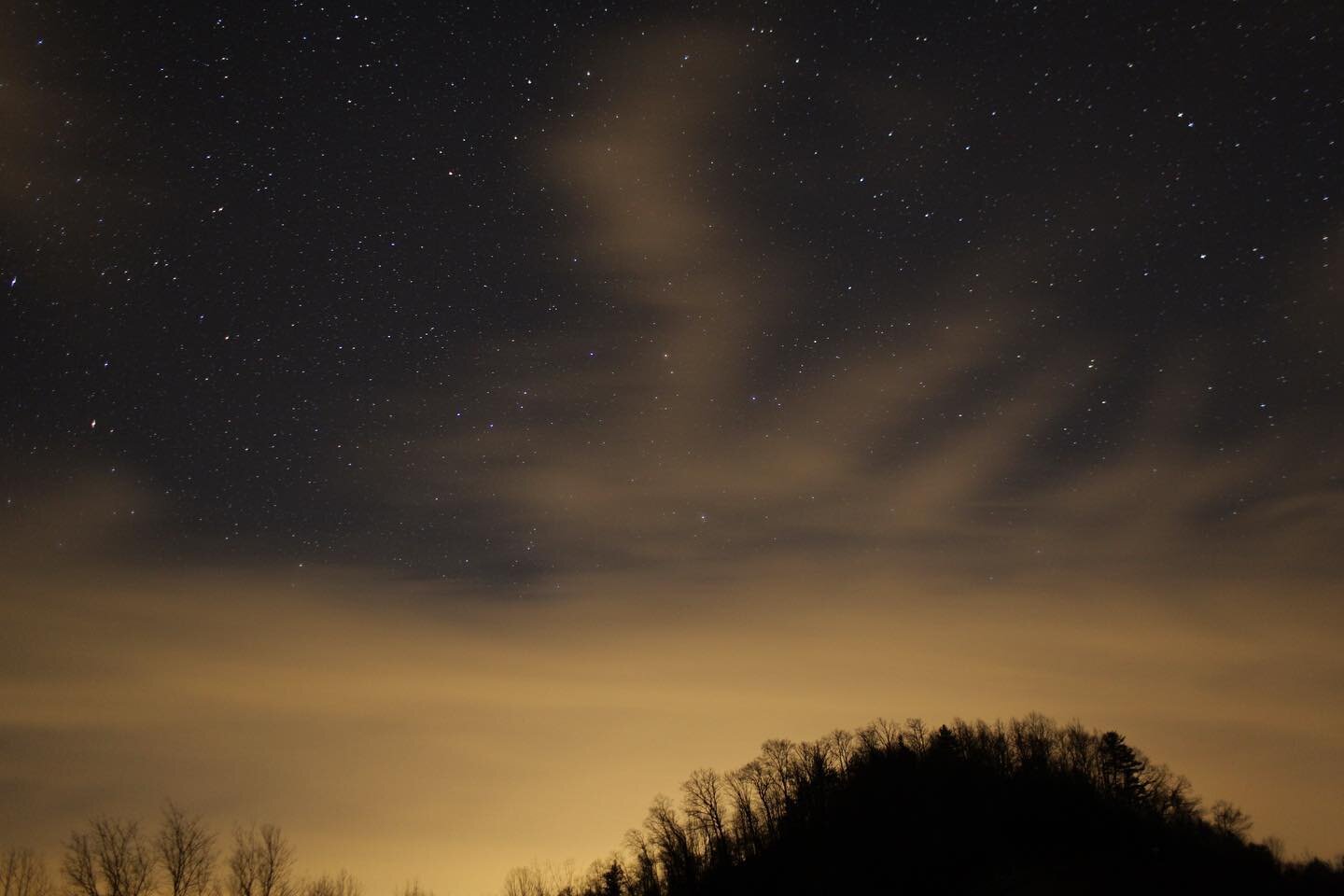 The Stars fight against Light Pollution | January 1st, 2016 ~ Another year brings us to reflect on the past &amp; dream about the future. [📸somewhere inbetween Asheville, NC &amp; Bristol, TN.]