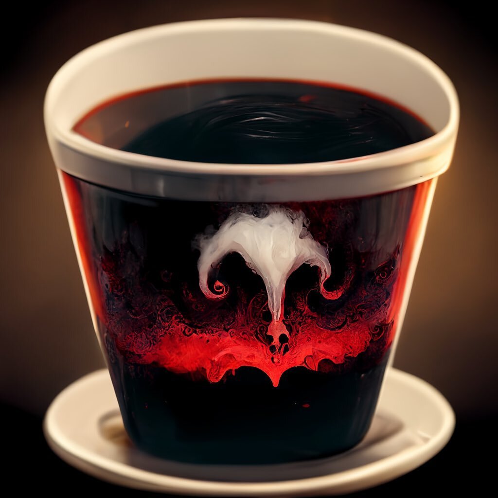 Vampires drink coffee #aiart #coffee #aicoffee #midjourney