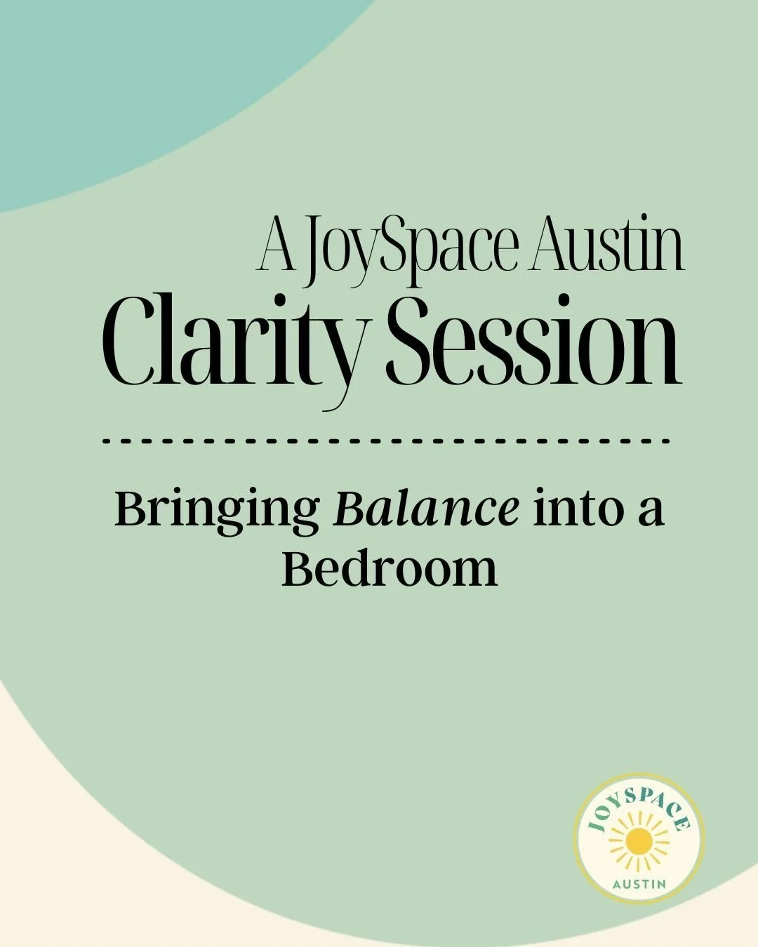 Before her clarity session, this client&rsquo;s bedroom felt a bit unbalanced with inconsistent scale and a layout that lacked cohesion and symmetry.

Our client came to us wanting a space that felt polished, clean, and intentional, and she shared an