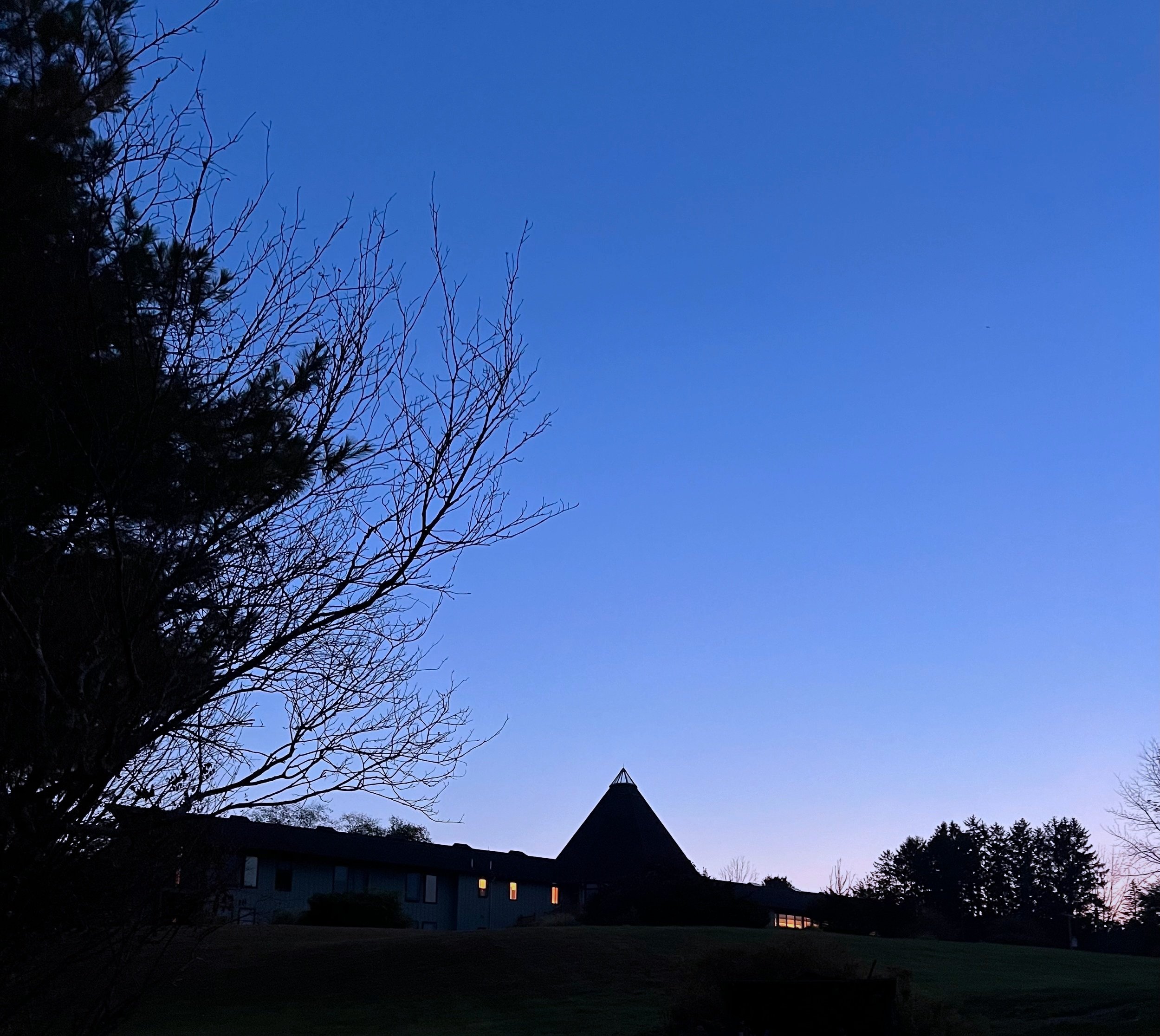 Inner Light Lodge at dawn
